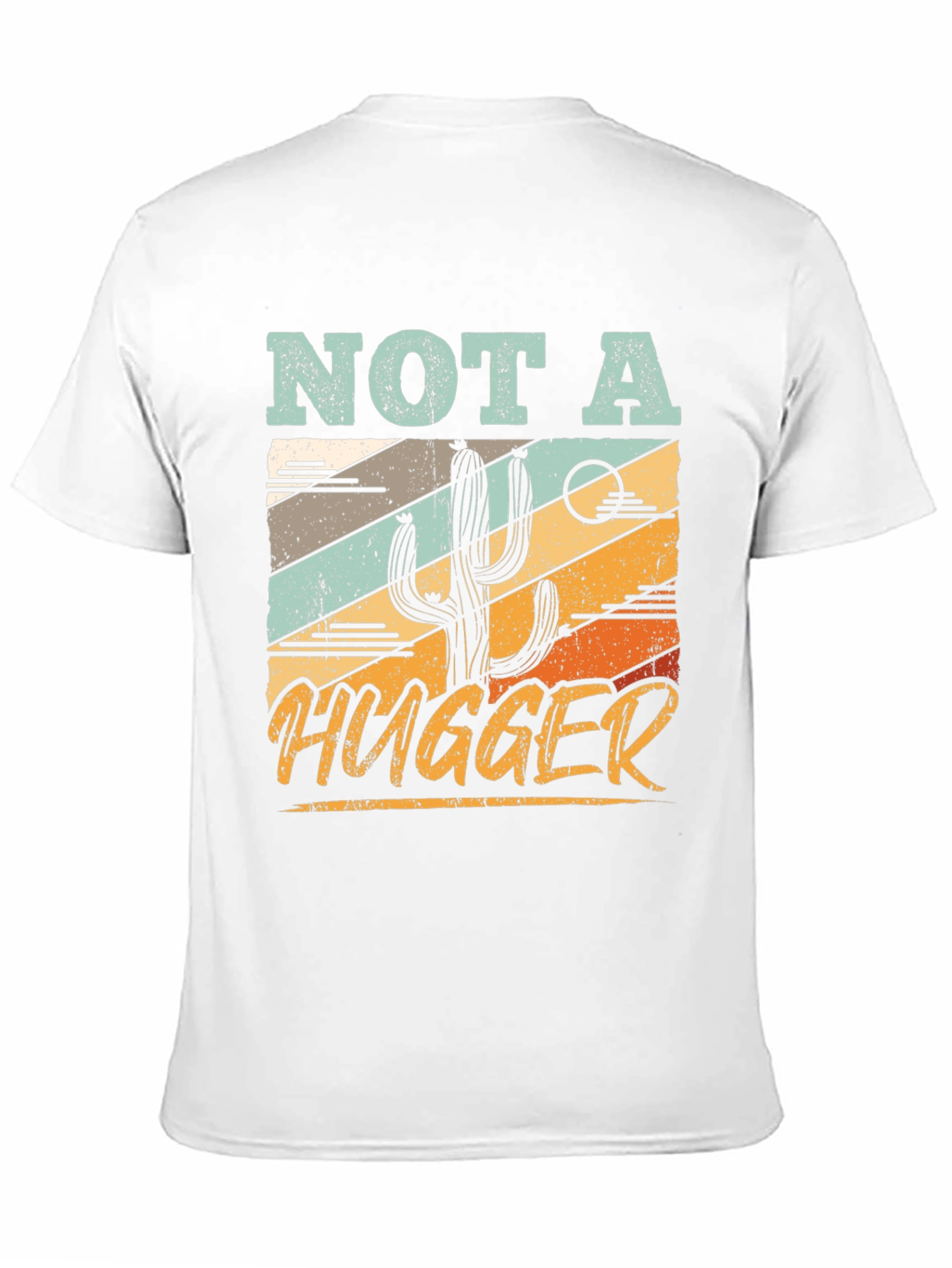 Not A Hugger Cactus Graphic Tee