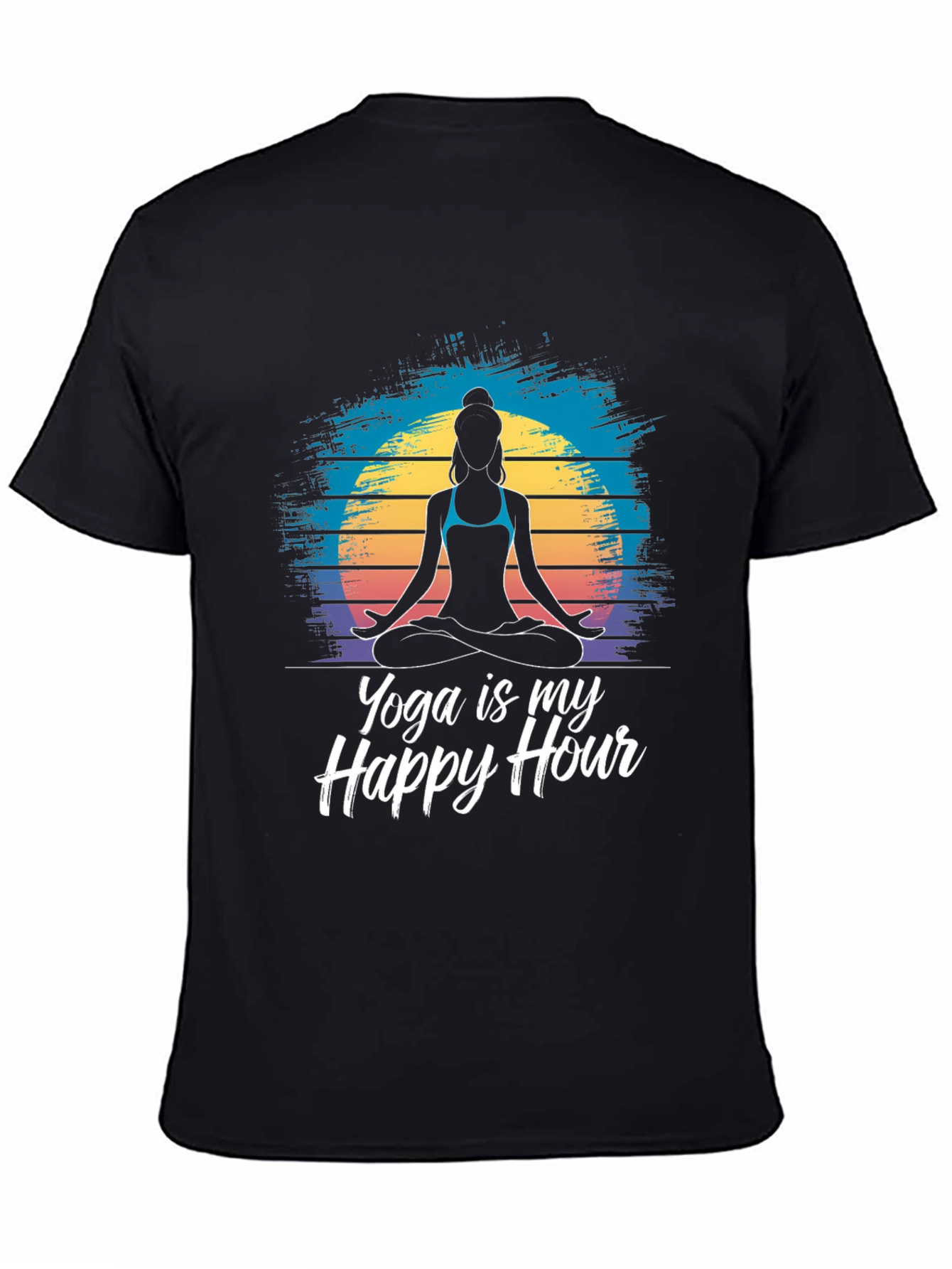Yoga is My Happy Hour Graphic Tee