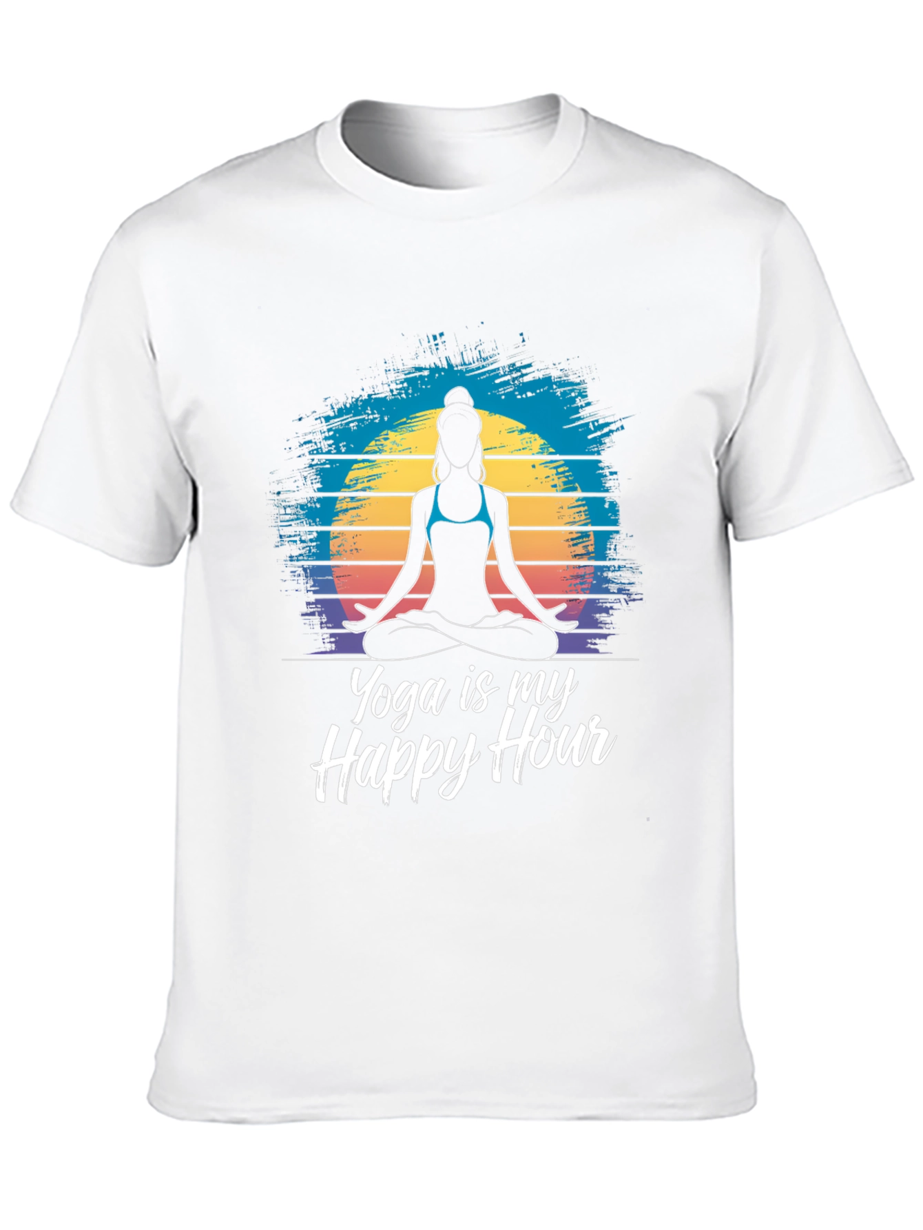 Yoga is My Happy Hour Graphic Tee