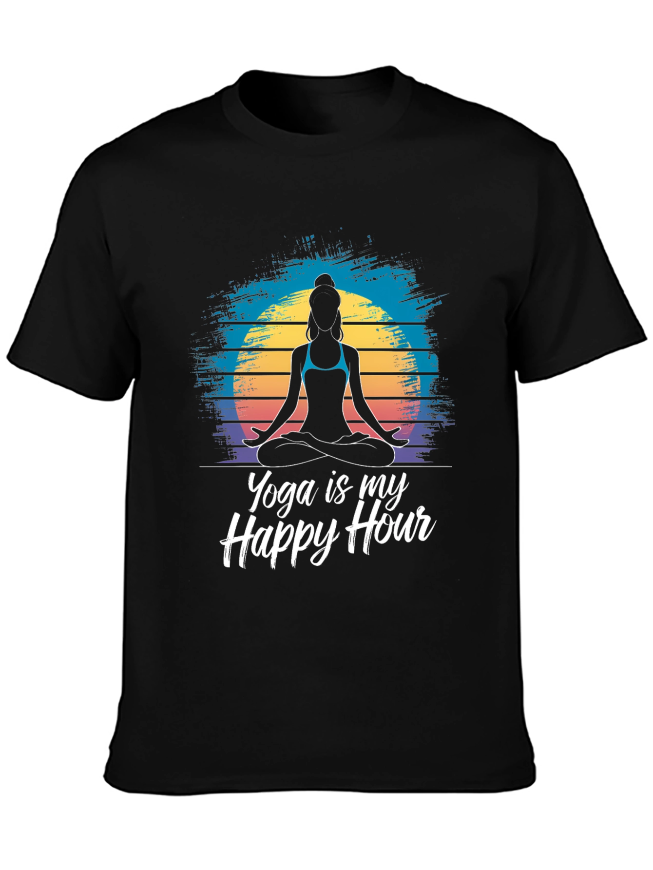 Yoga is My Happy Hour Graphic Tee