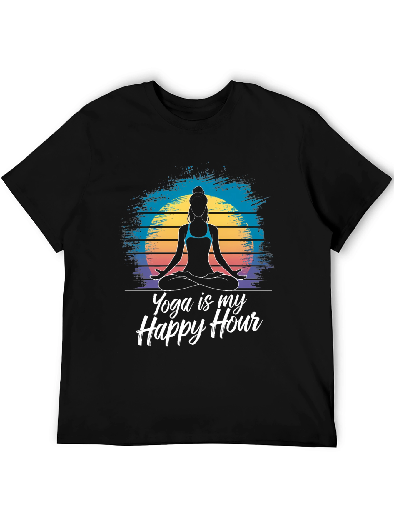 Yoga is My Happy Hour Graphic Tee