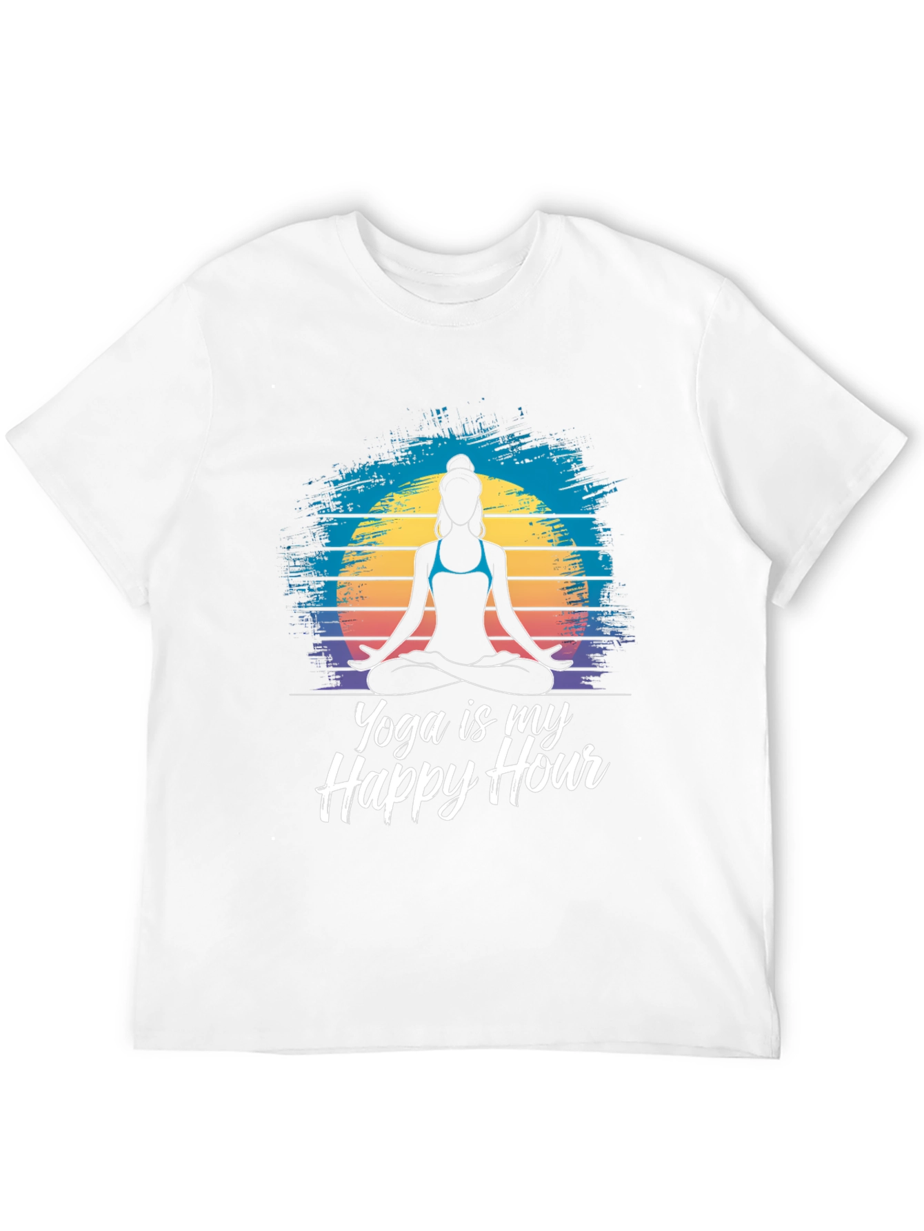 Yoga is My Happy Hour Graphic Tee