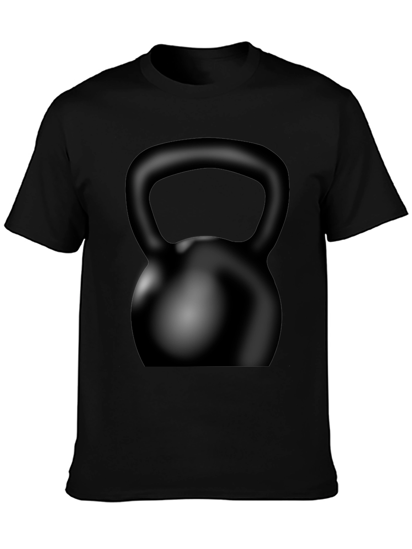 Kettlebell Graphic Black T-Shirt