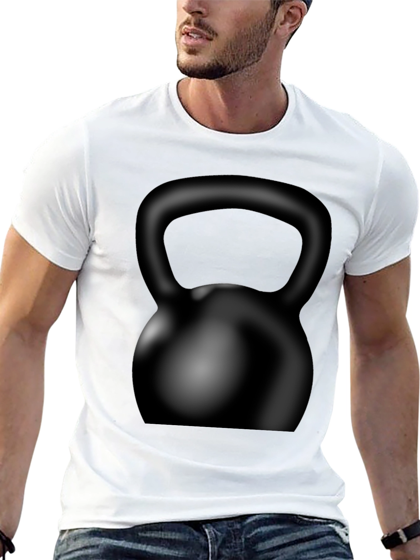 Kettlebell Graphic Black T-Shirt