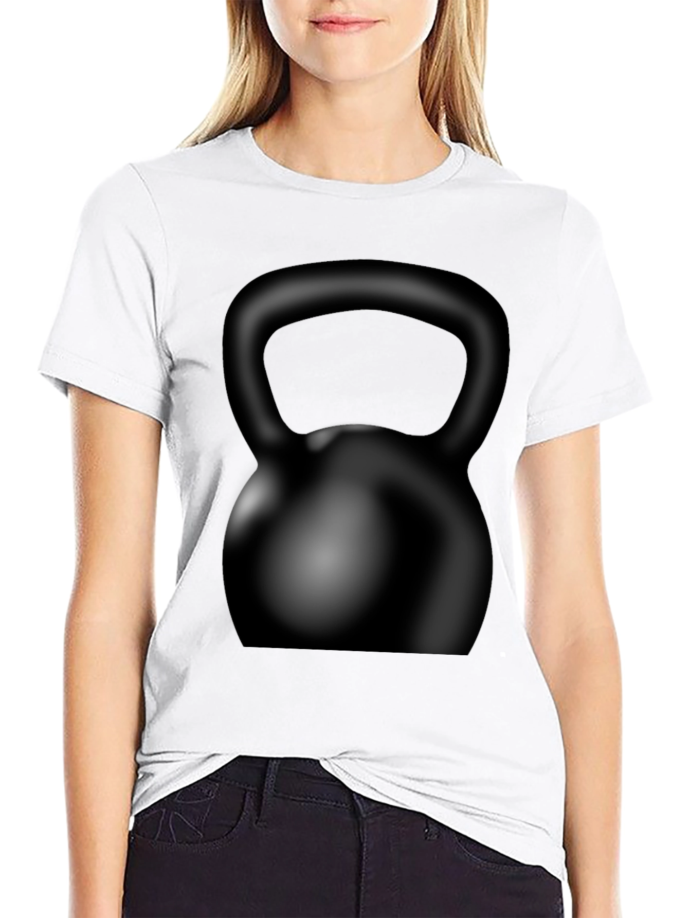 Kettlebell Graphic Black T-Shirt