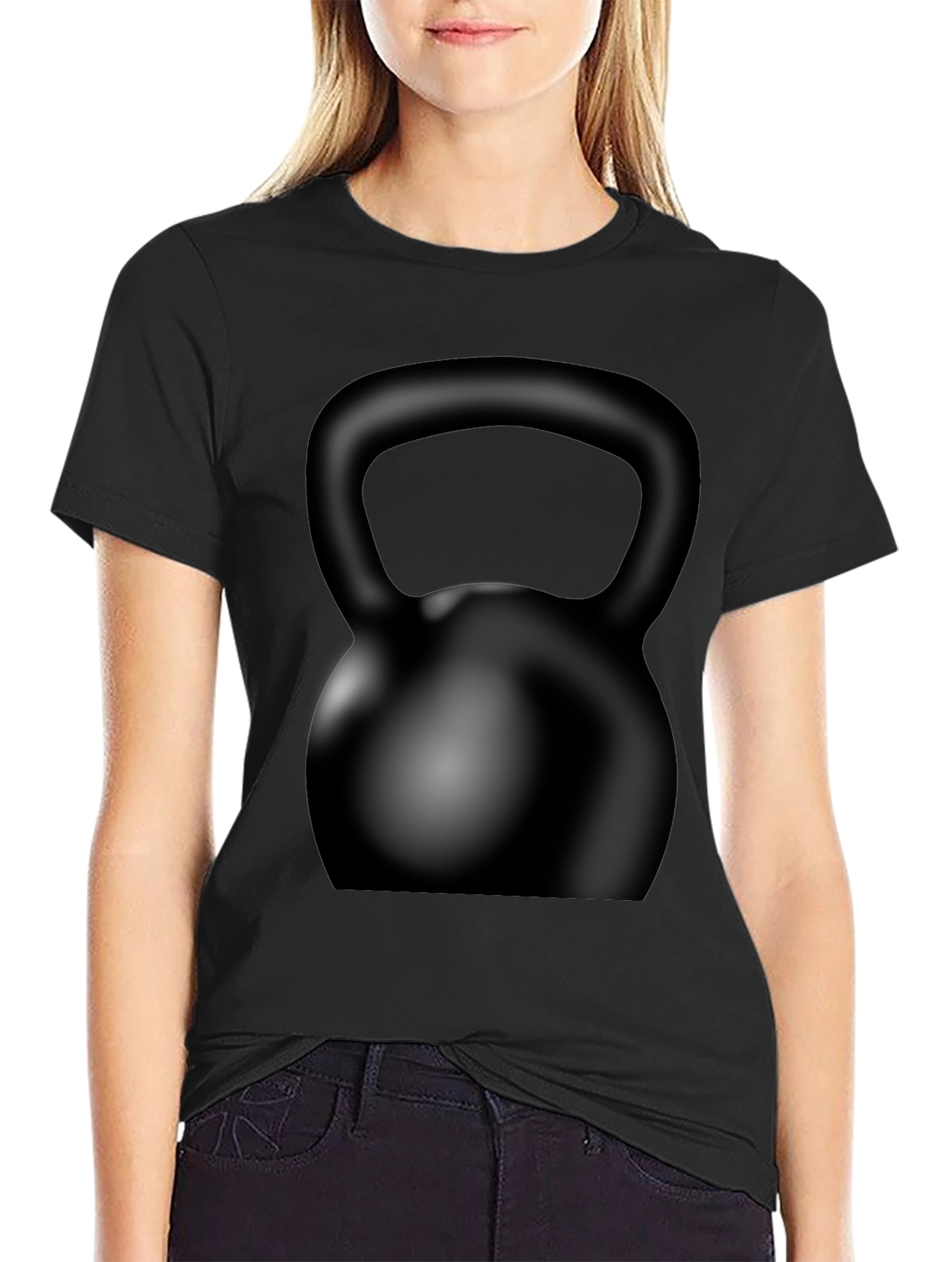 Kettlebell Graphic Black T-Shirt