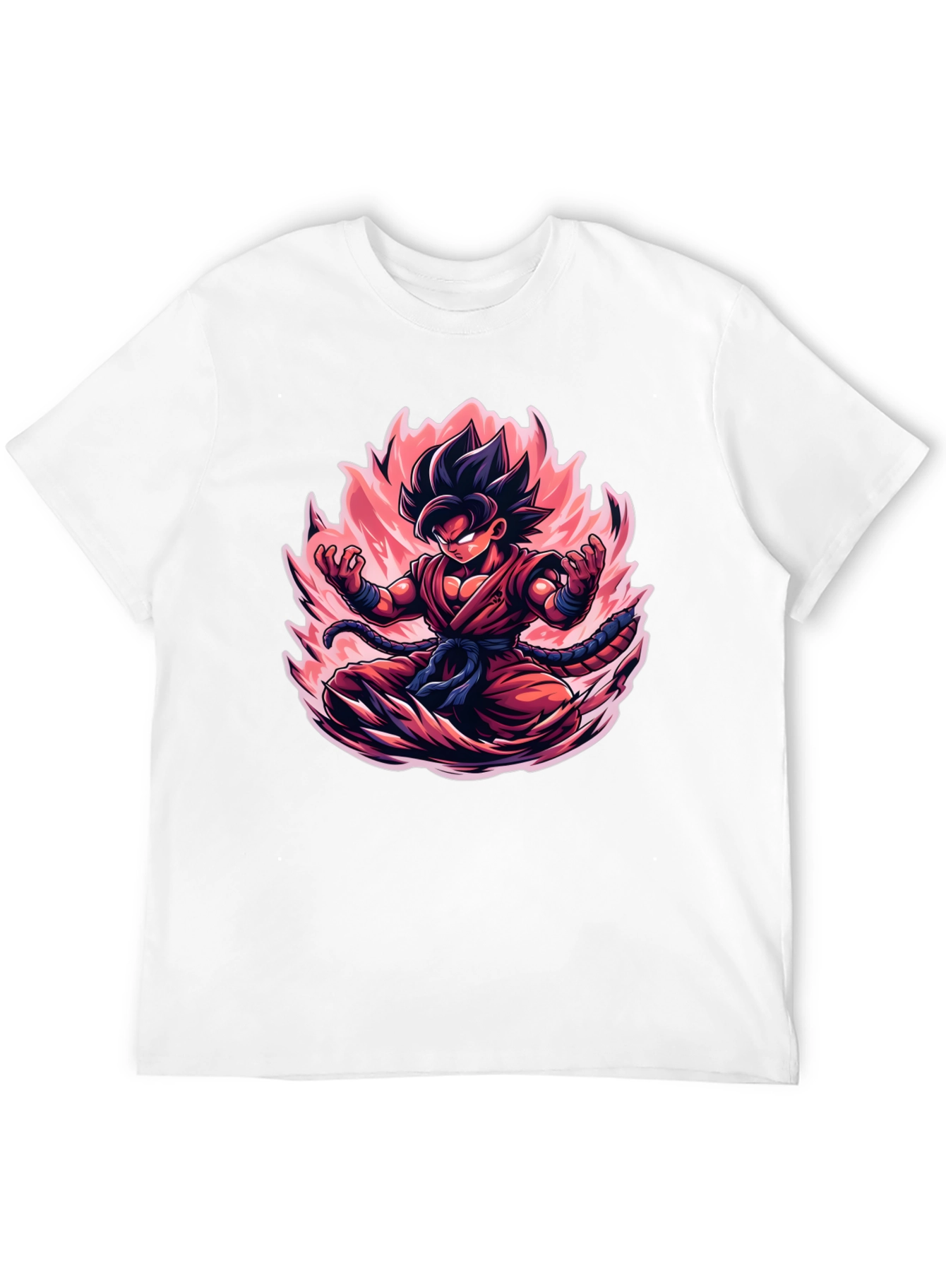 Goku Cartoon Graphic Black T-Shirt