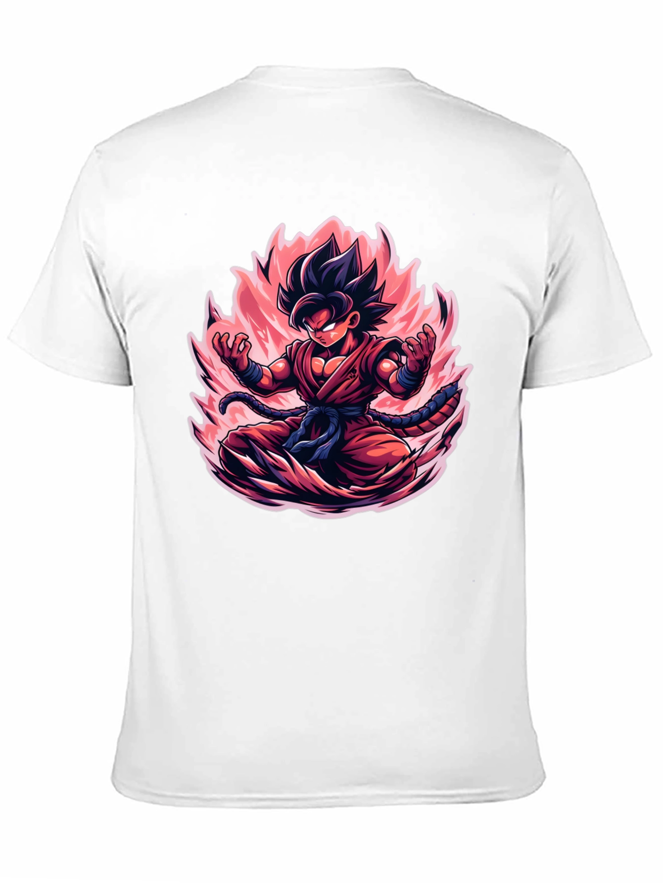 Goku Cartoon Graphic Black T-Shirt