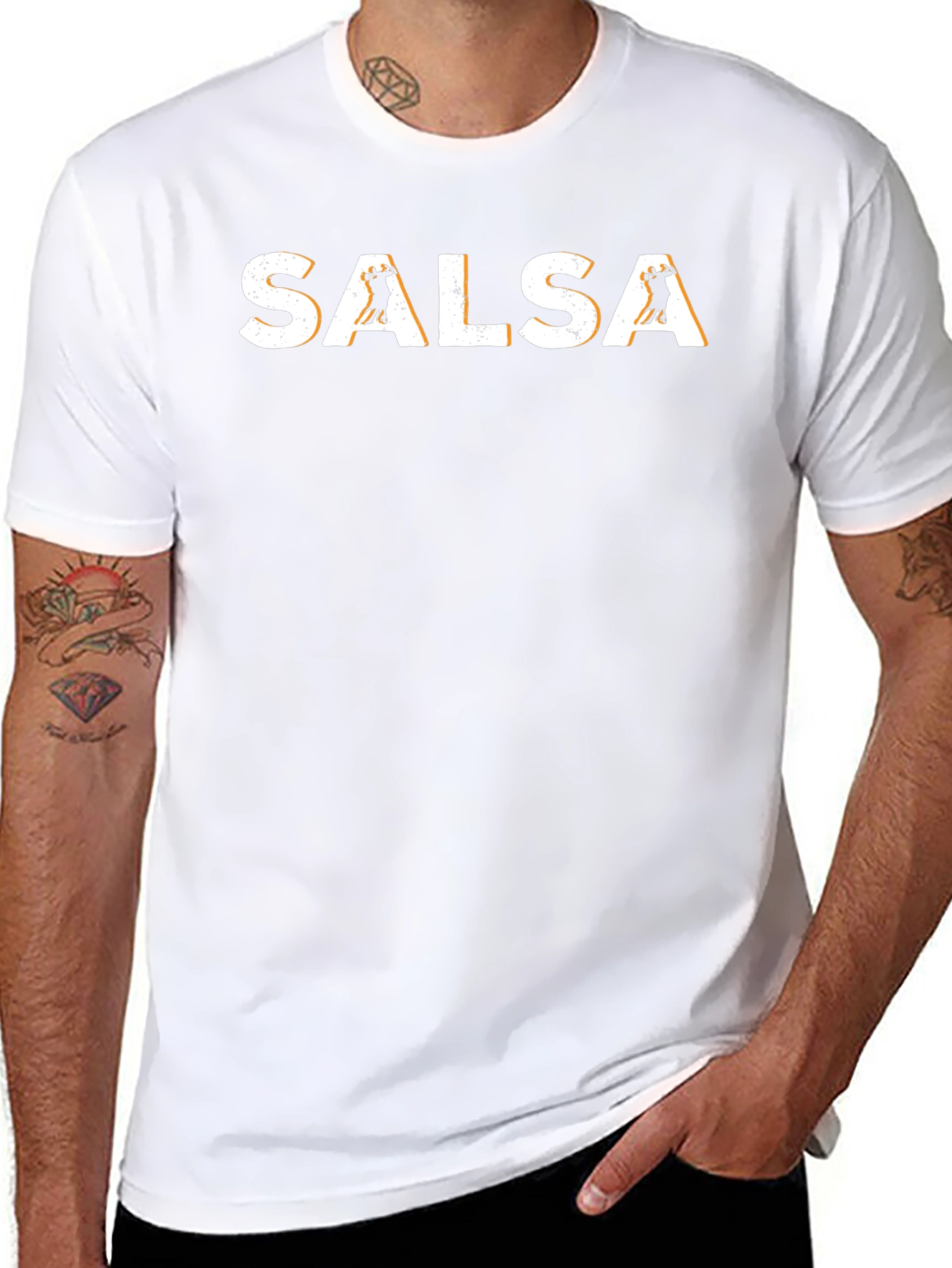 Salsa Dance Graphic T-Shirt - Stylish Dance Apparel