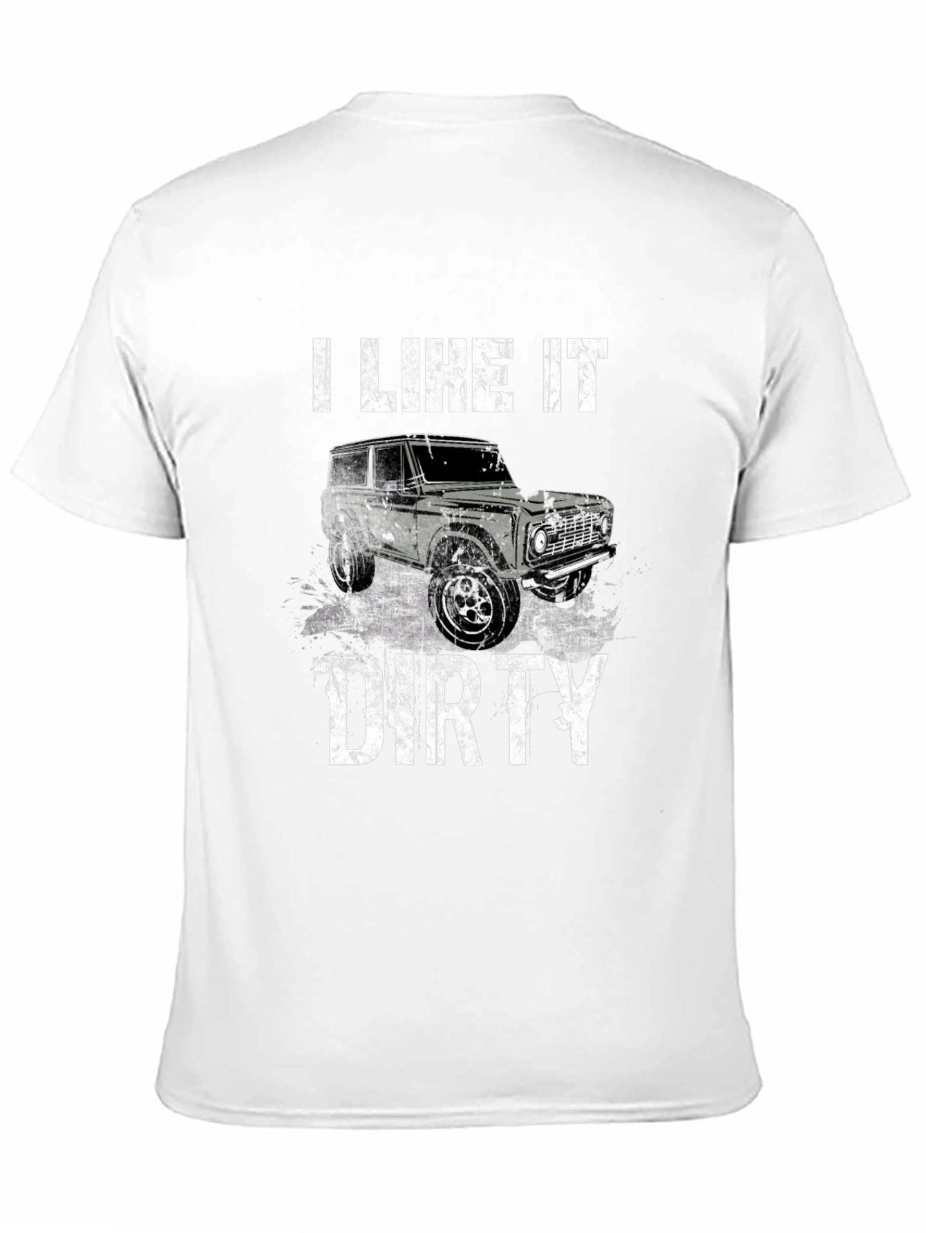 I Like It Dirty Truck Graphic Tee - Black