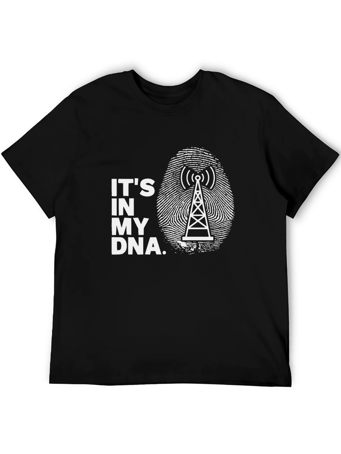 Its In My DNA Radio Tower Graphic T-Shirt