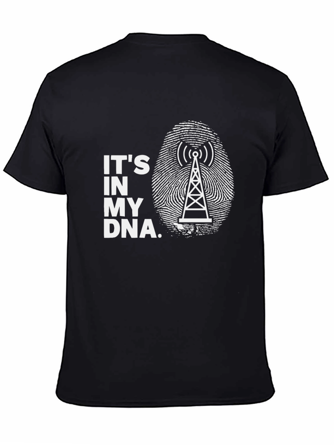 Its In My DNA Radio Tower Graphic T-Shirt
