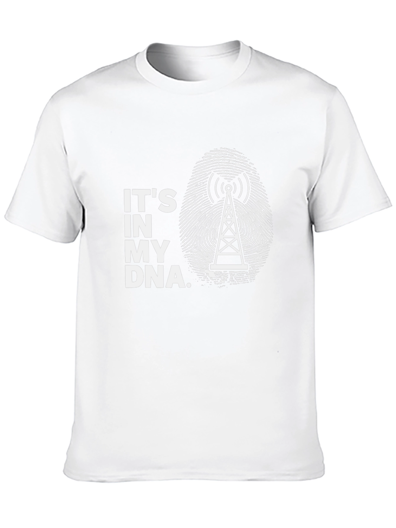 Its In My DNA Radio Tower Graphic T-Shirt