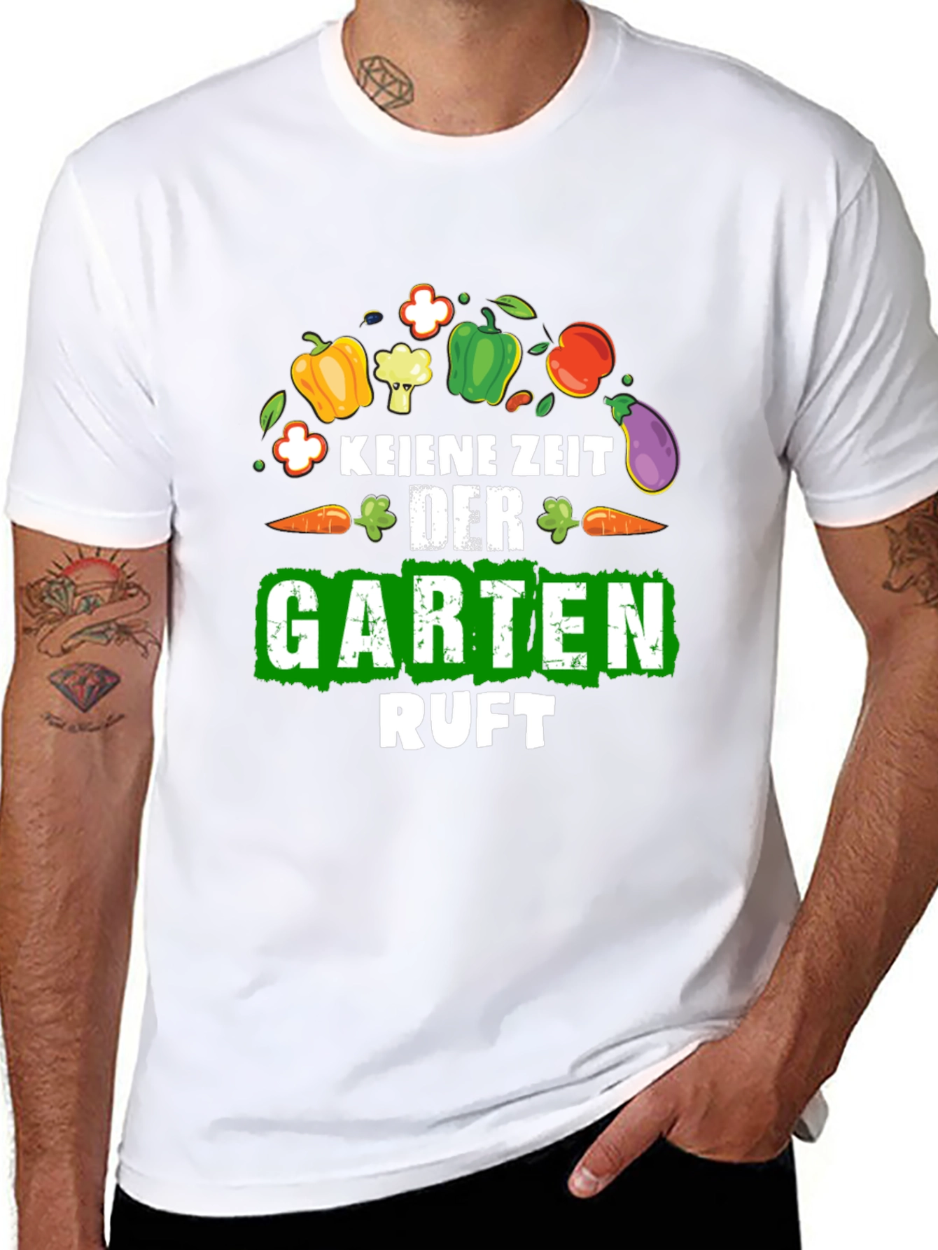Gardening Enthusiast T-Shirt - KEINE ZEIT DER GARTEN RUFT