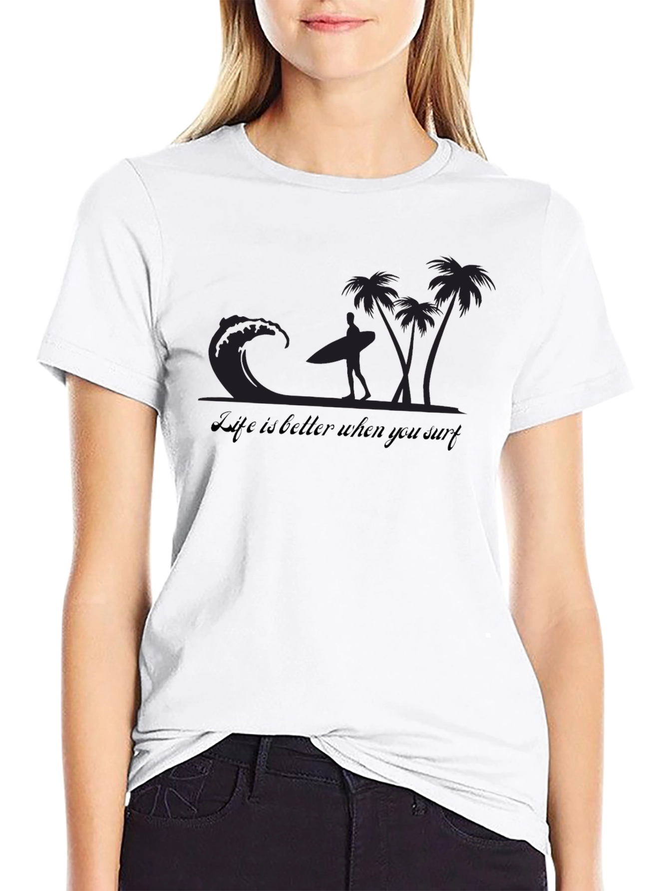 Life is Better When You Surf Graphic T-Shirt