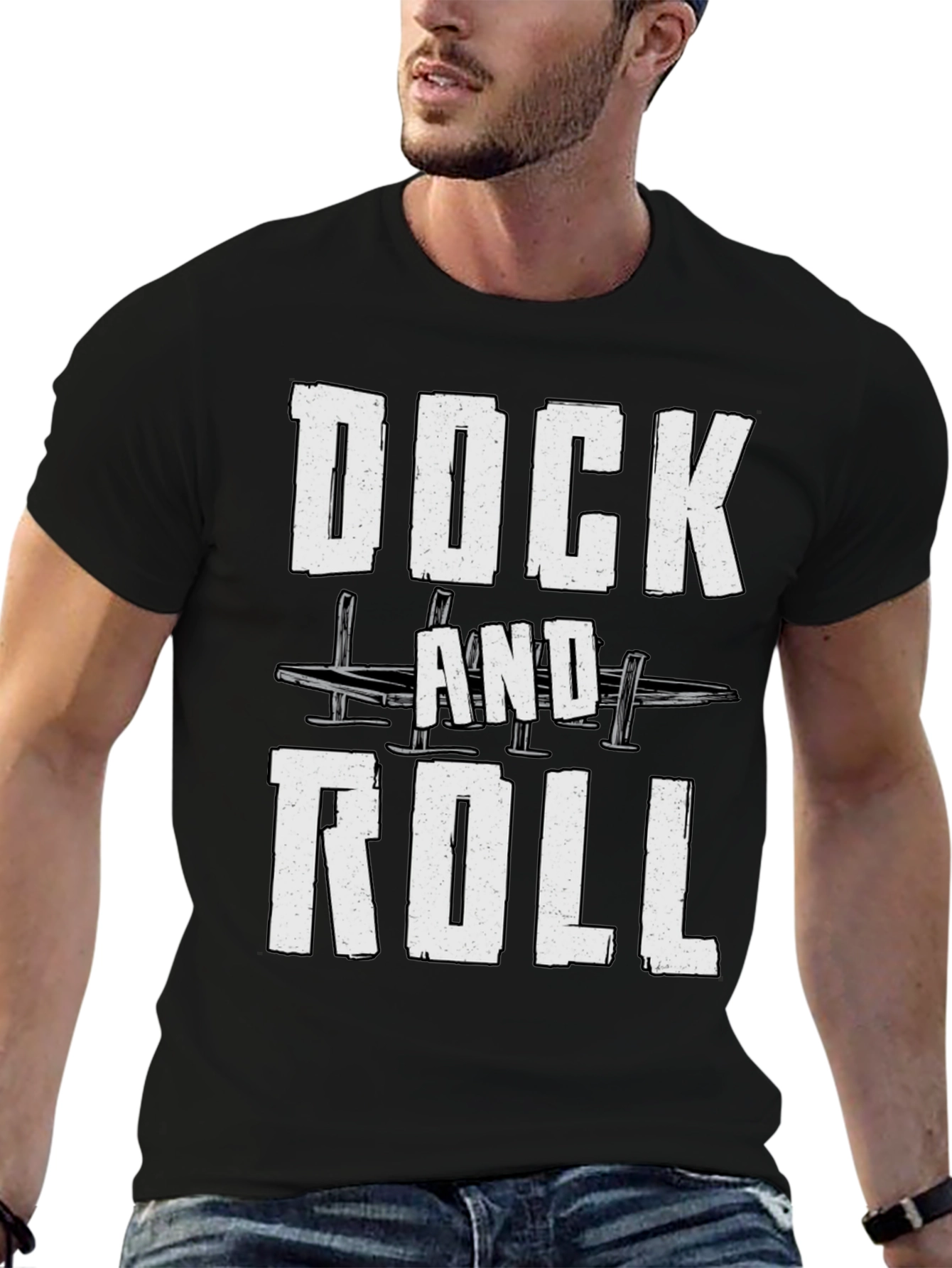 Dock and Roll Graphic T-Shirt - Soft Cotton Tee