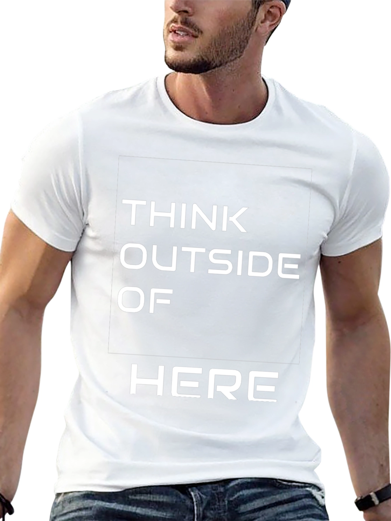 Think Outside of Here Graphic T-Shirt