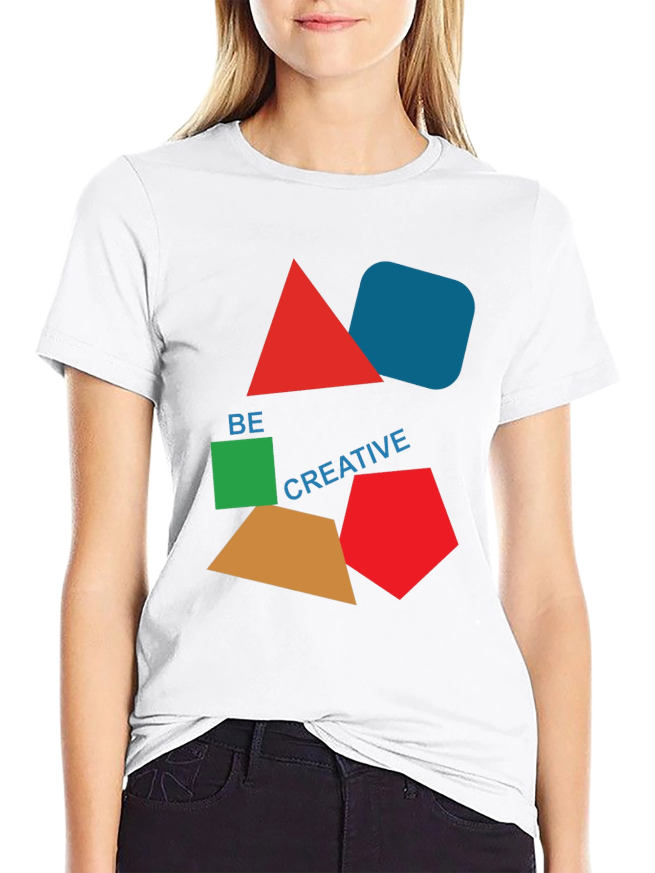Geometric Art T-Shirt - Be Creative Design