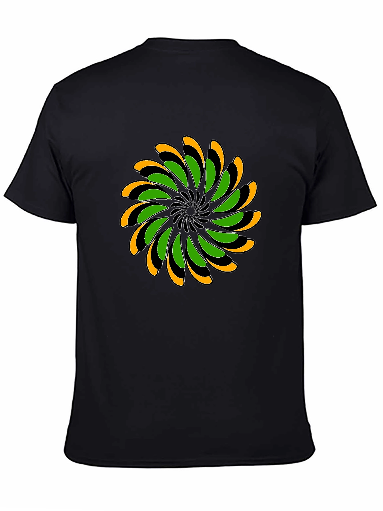 Abstract Swirl Graphic T-Shirt