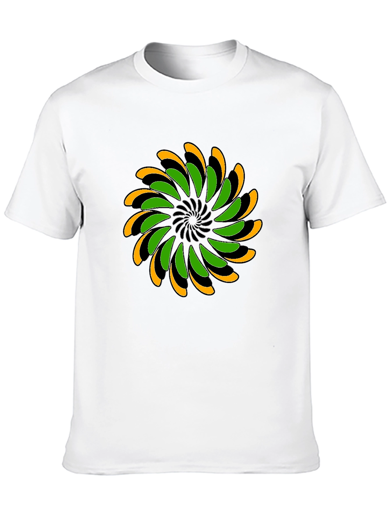Abstract Swirl Graphic T-Shirt