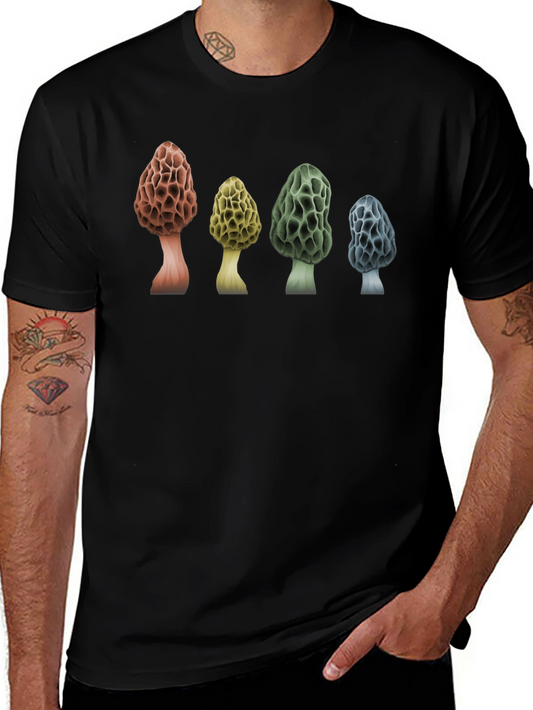 Morel Mushroom T-Shirt - Nature Lover Tee