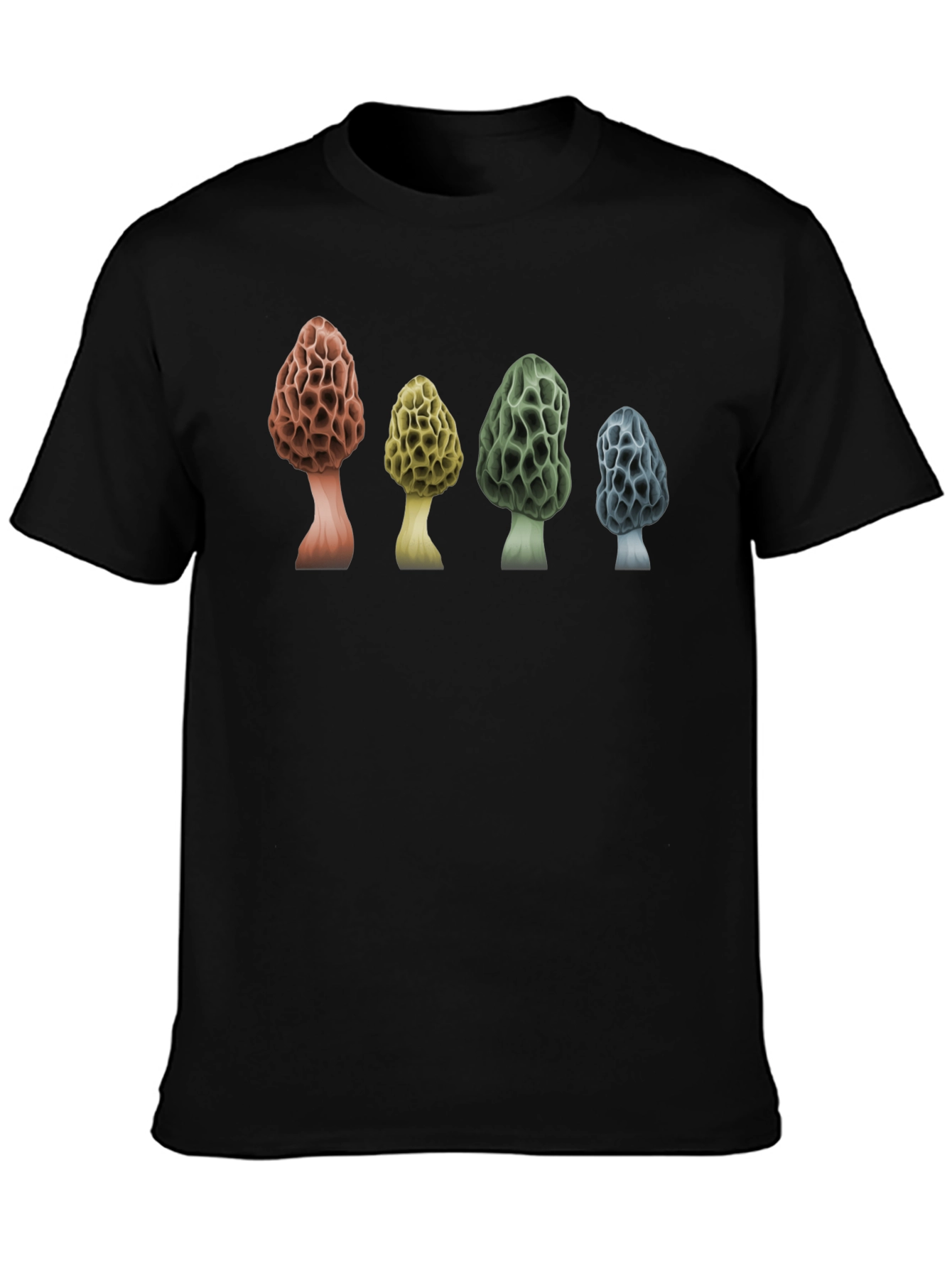 Morel Mushroom T-Shirt - Nature Lover Tee