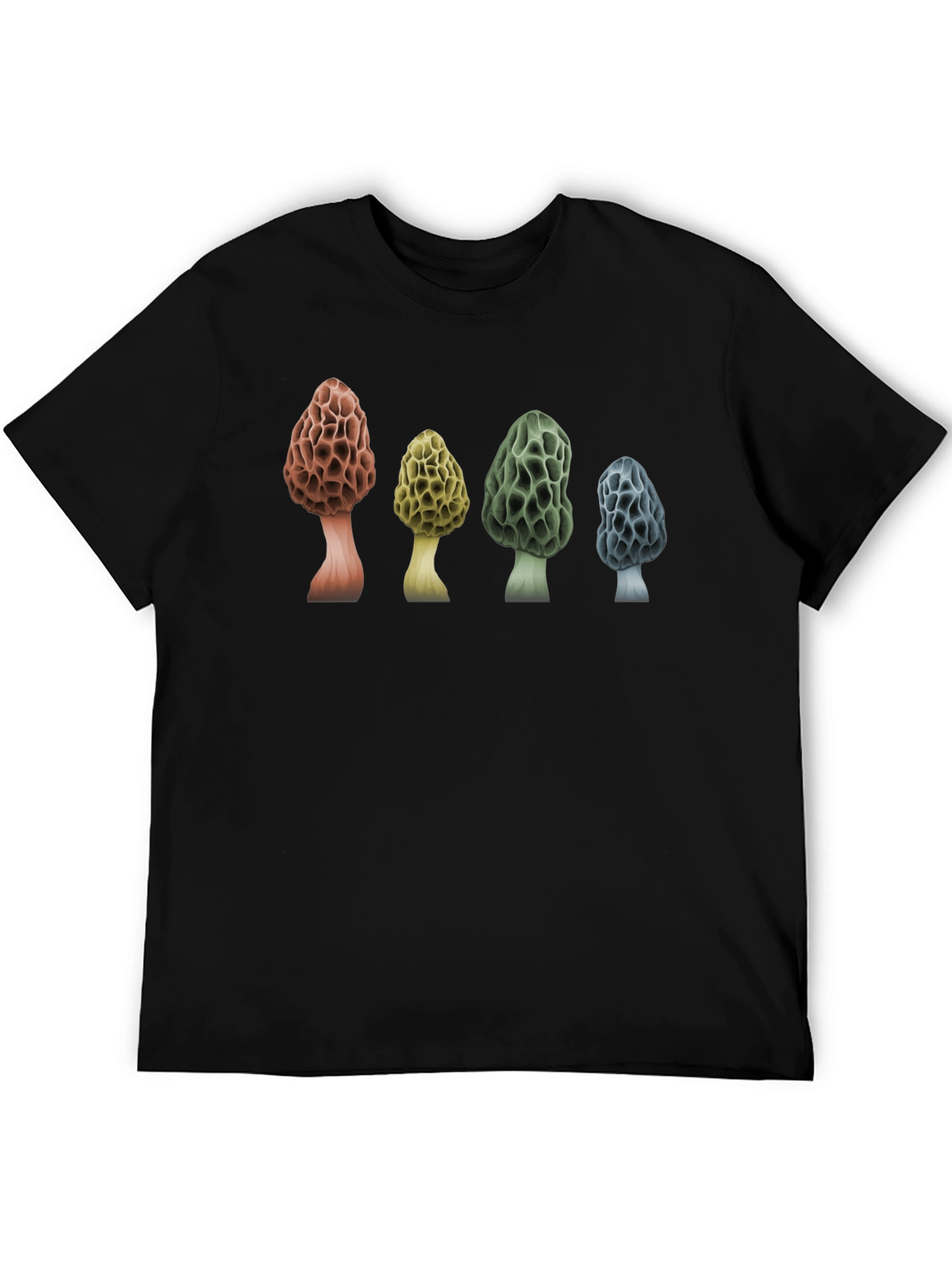 Morel Mushroom T-Shirt - Nature Lover Tee