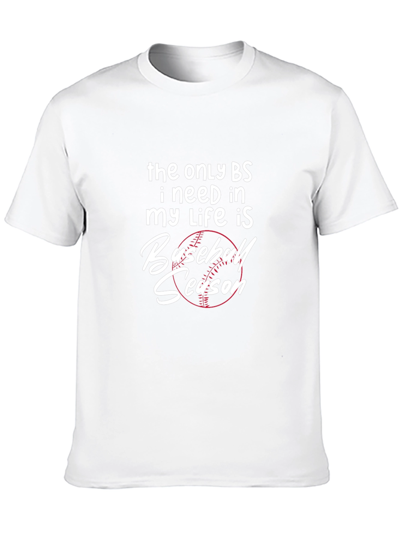 Baseball Season Graphic Tee - Mens Black T-Shirt