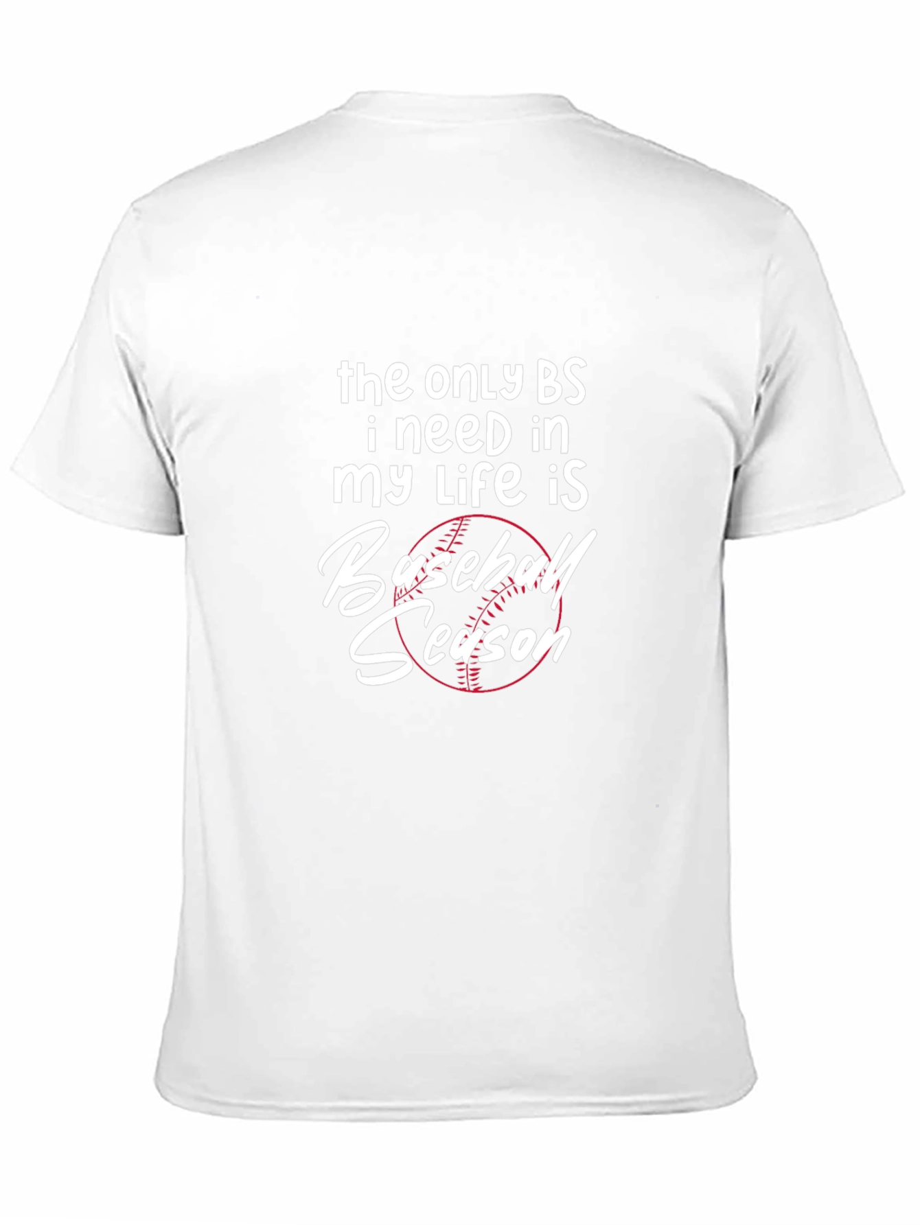 Baseball Season Graphic Tee - Mens Black T-Shirt