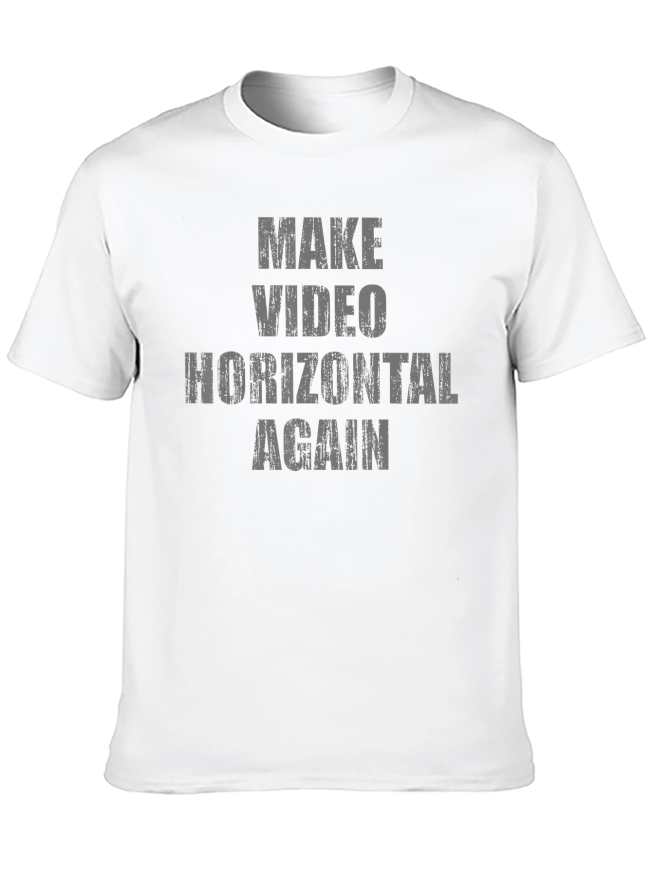 Make Video Horizontal Again Graphic Tee