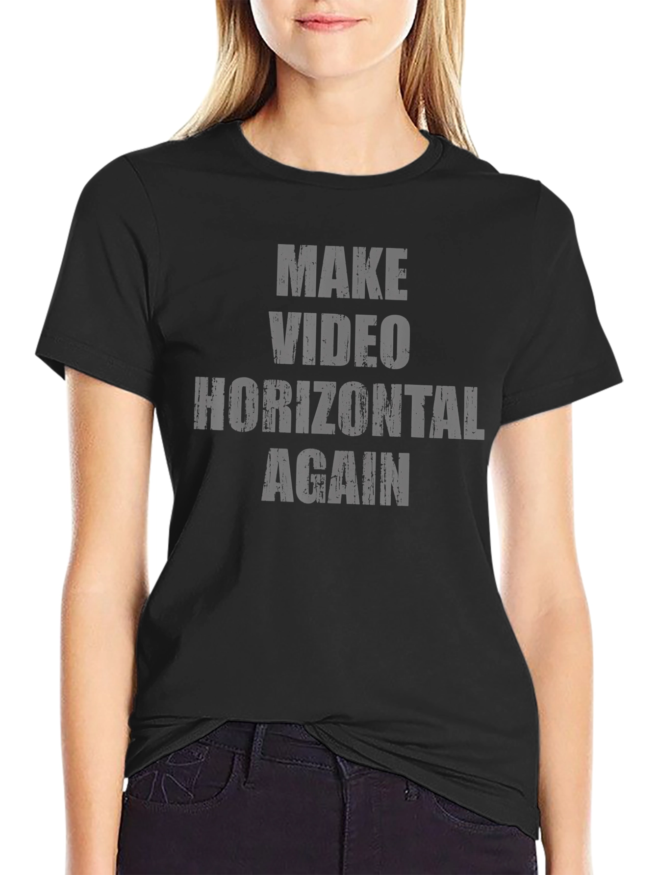 Make Video Horizontal Again Graphic Tee