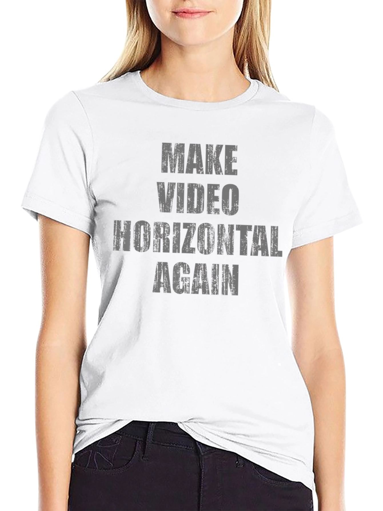 Make Video Horizontal Again Graphic Tee
