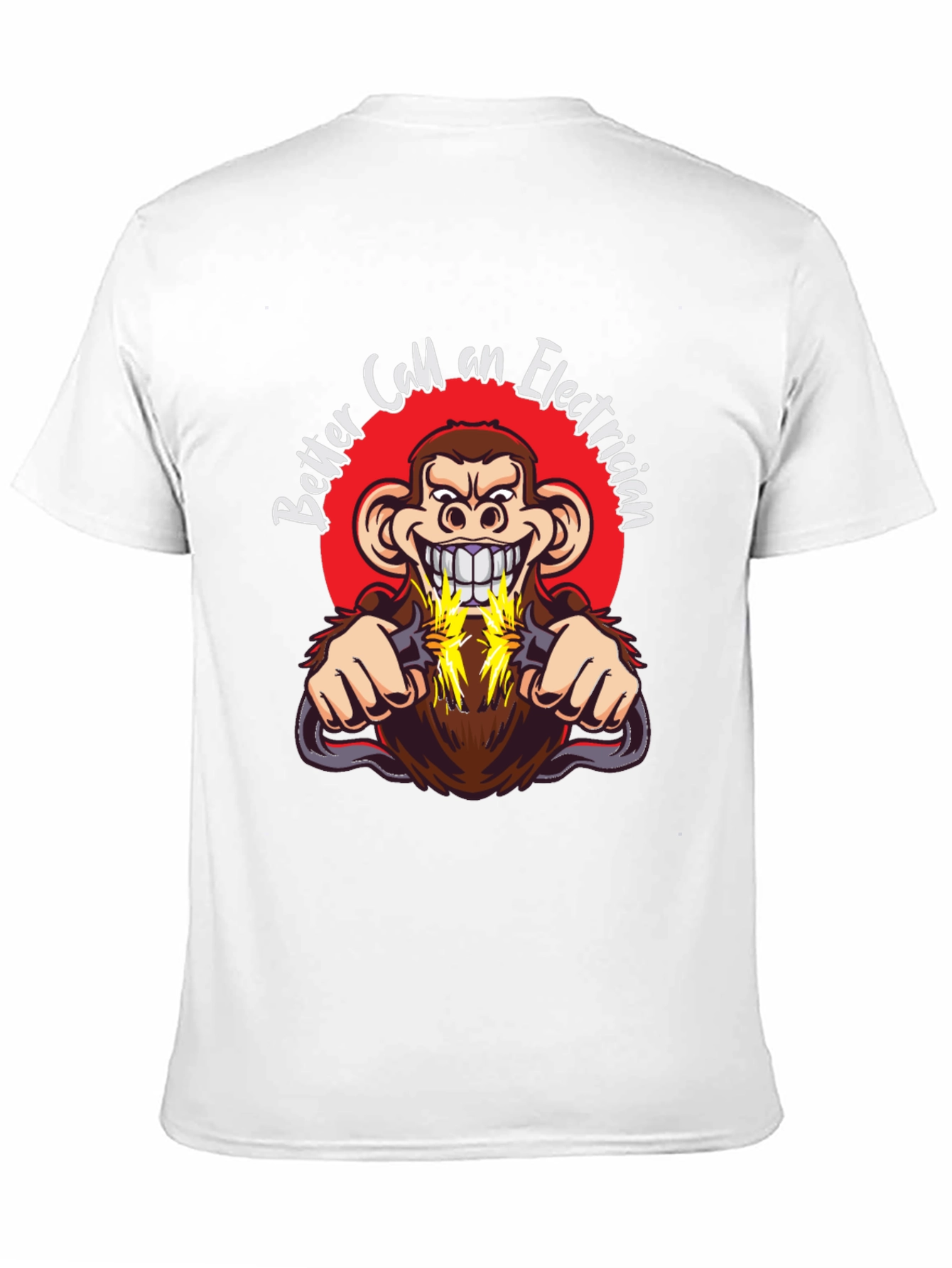 Funny Electrician Monkey T-Shirt - Better Call One!