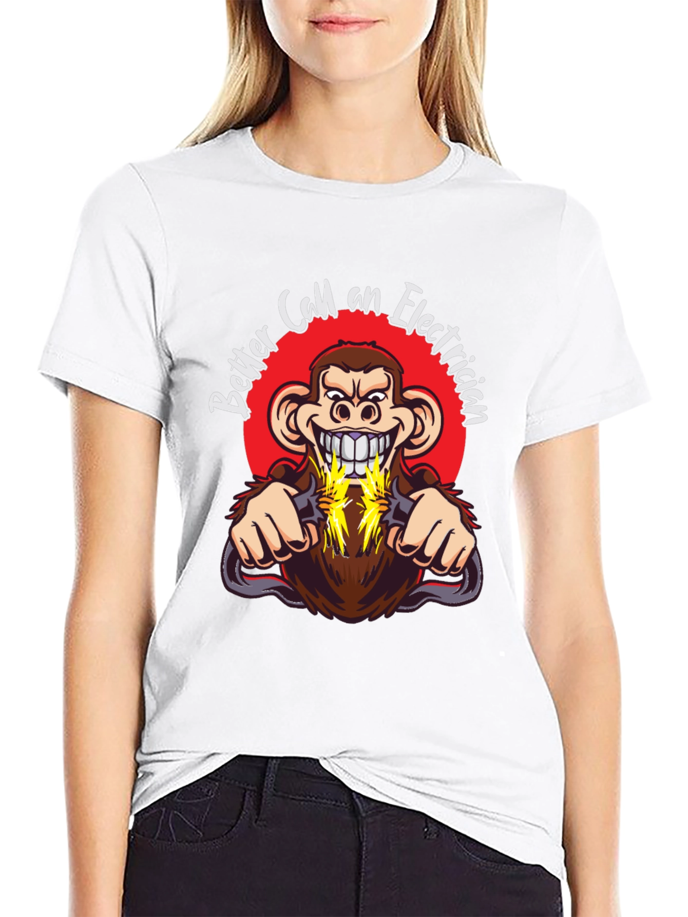Funny Electrician Monkey T-Shirt - Better Call One!