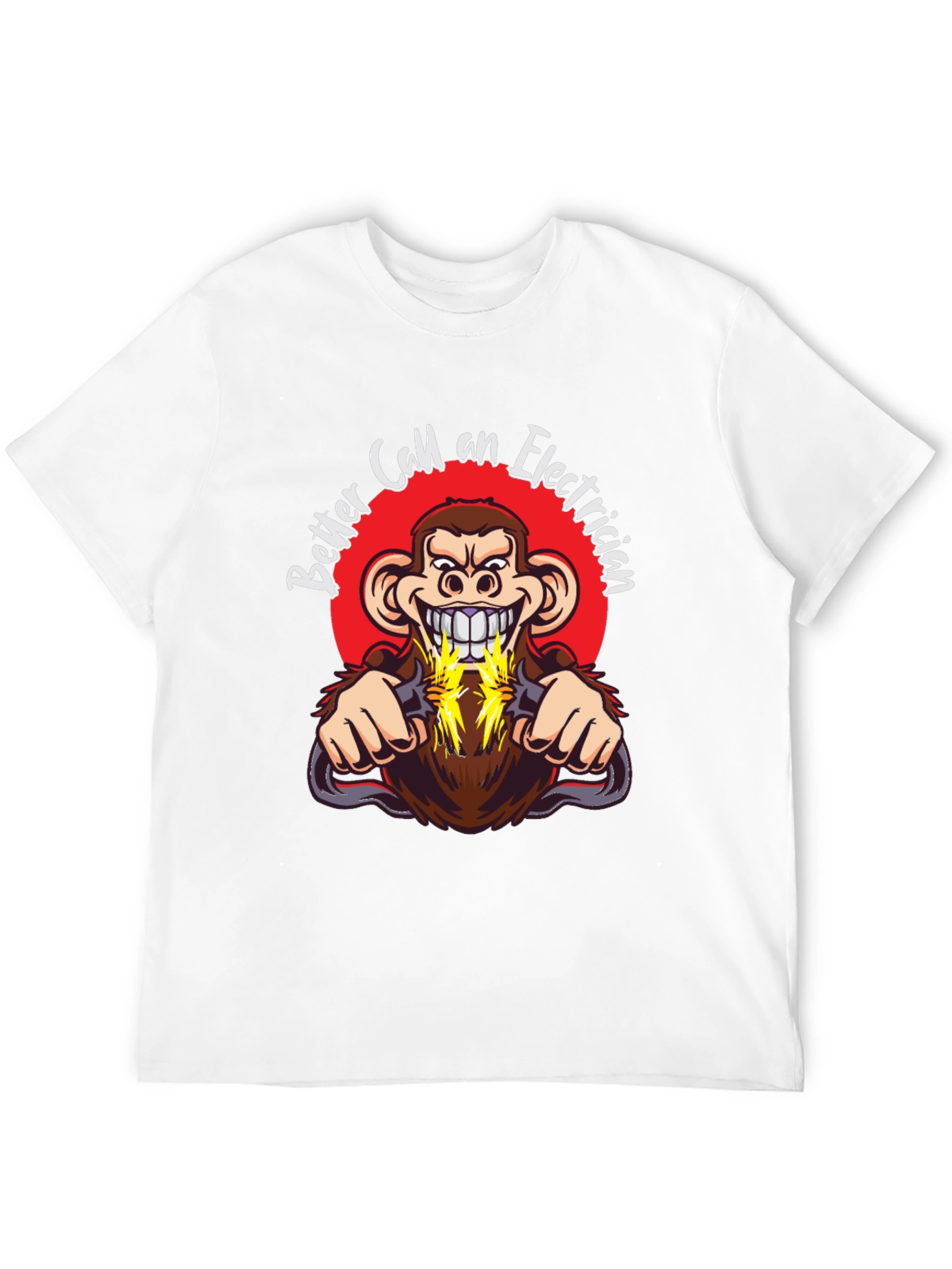 Funny Electrician Monkey T-Shirt - Better Call One!