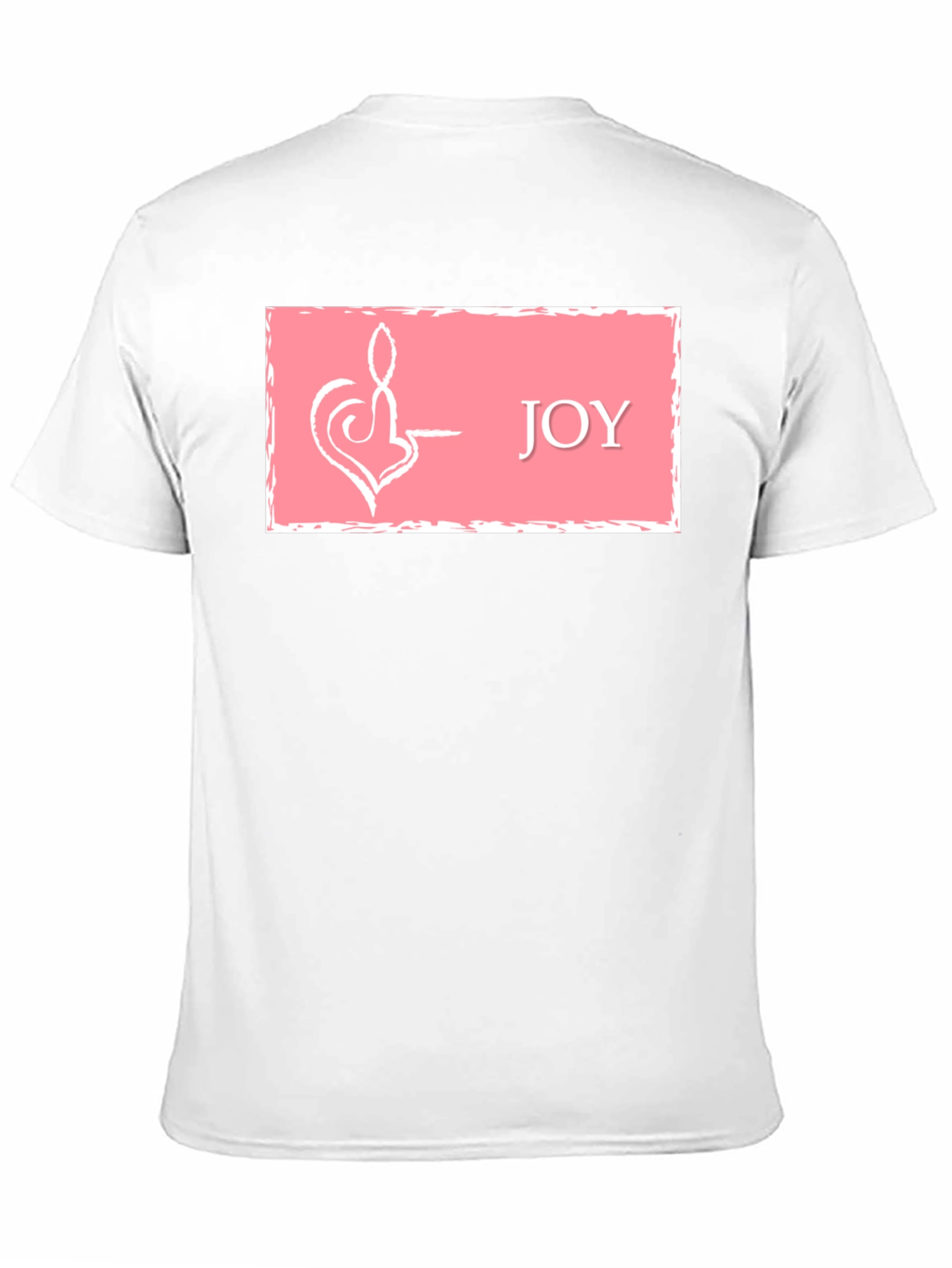 Joy Symbol Graphic Tee - Black Cotton Blend