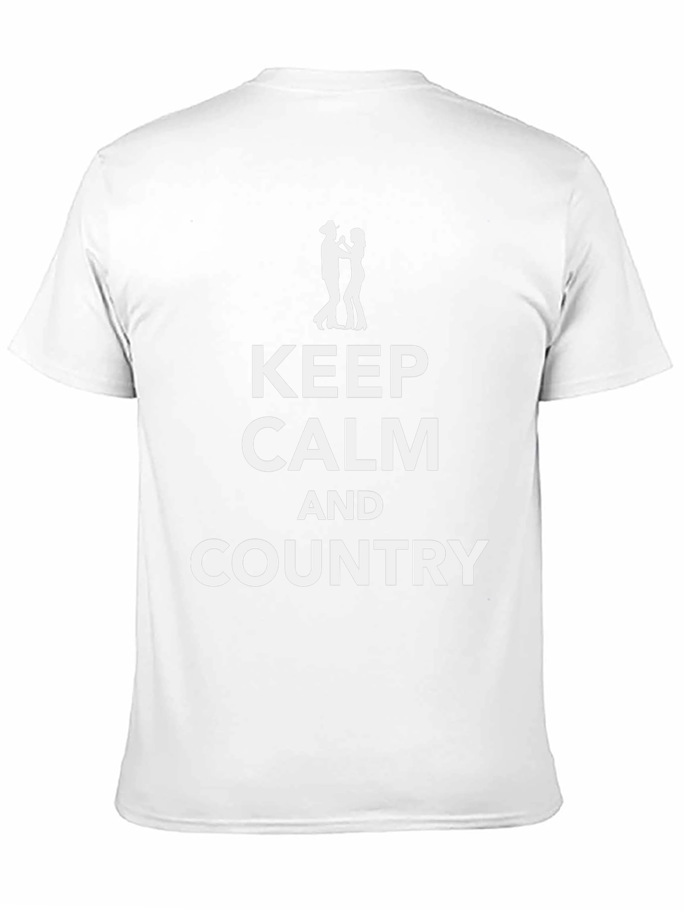 Keep Calm and Country Black T-Shirt