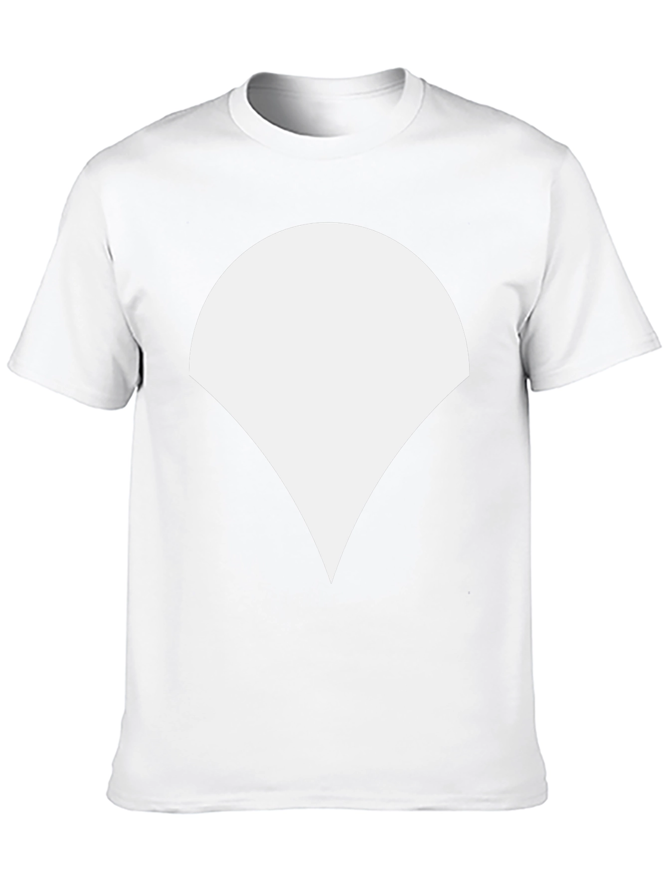 Geometric Graphic Tee - Black Casual Shirt