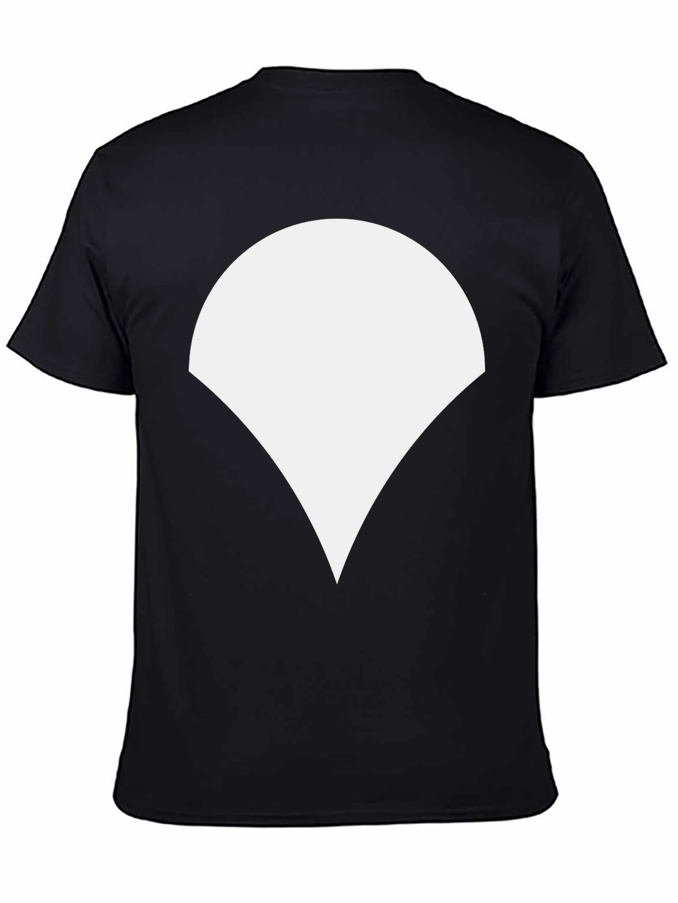 Geometric Graphic Tee - Black Casual Shirt