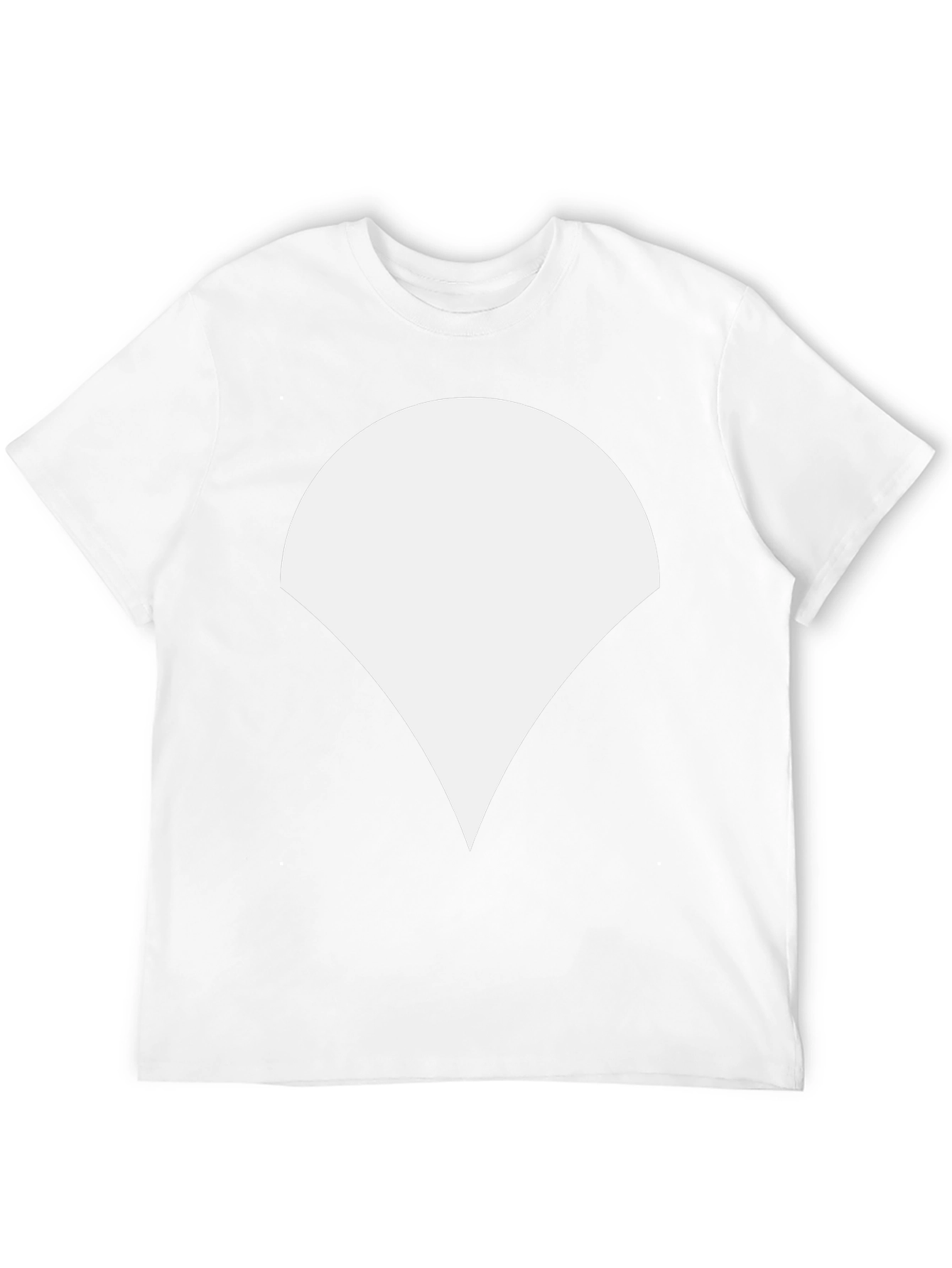 Geometric Graphic Tee - Black Casual Shirt