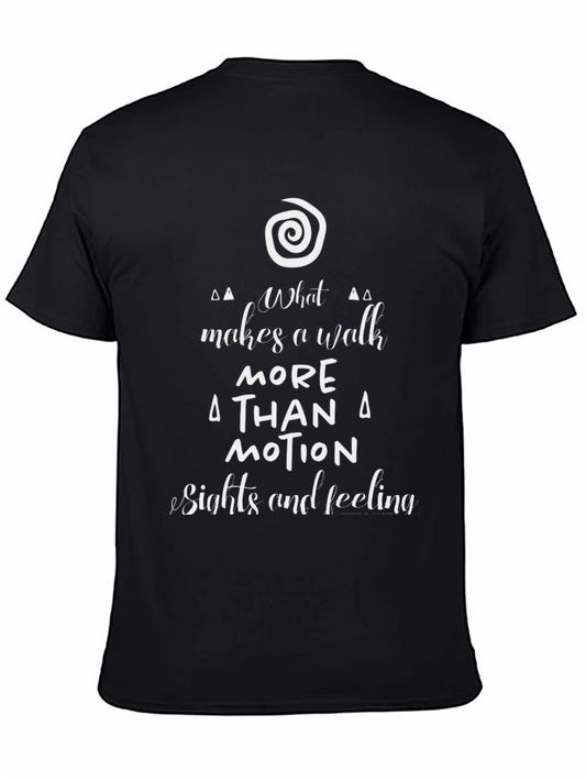 Inspirational Walk T-Shirt - Black Soft Cotton