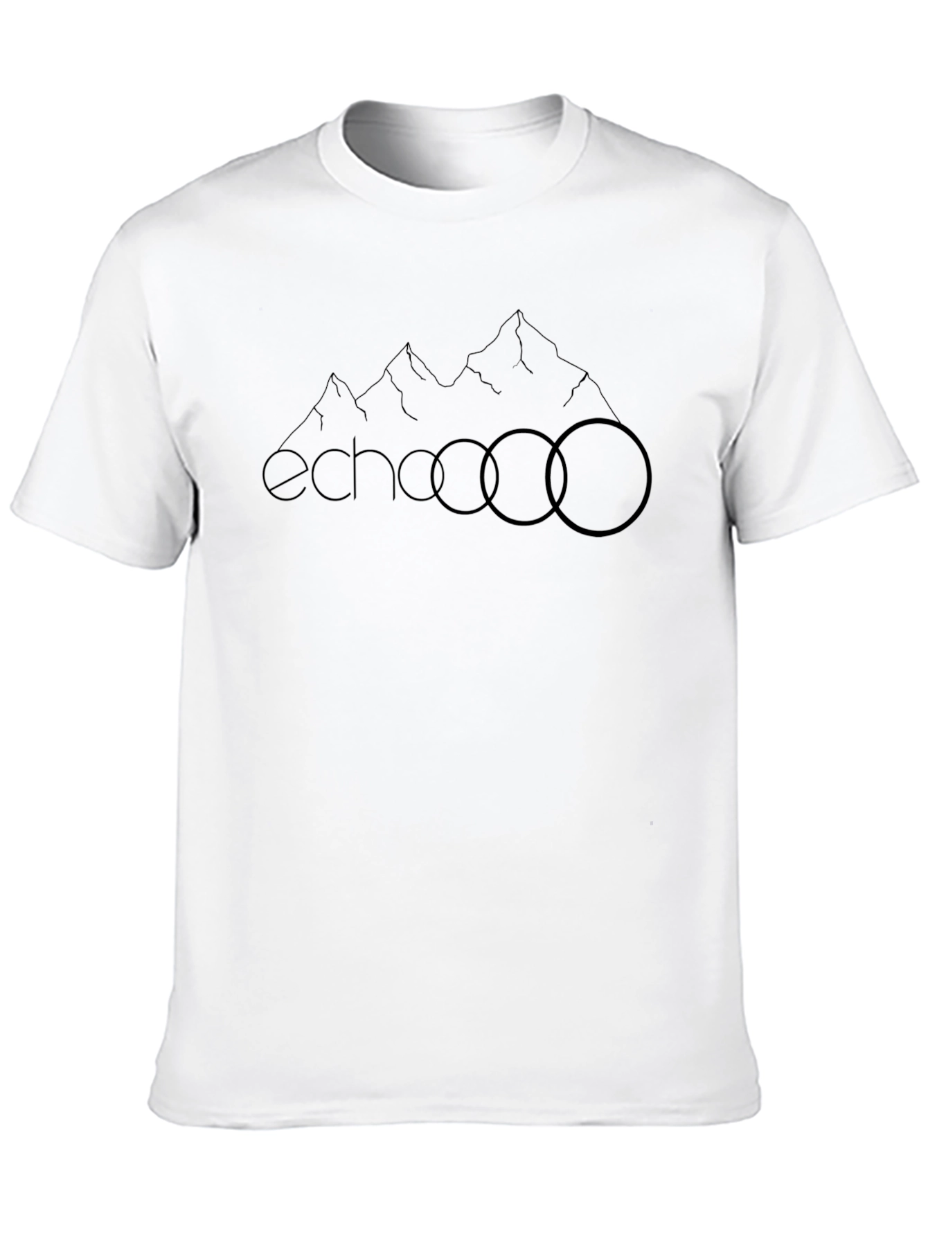 Echo Mountains Black Graphic Tee