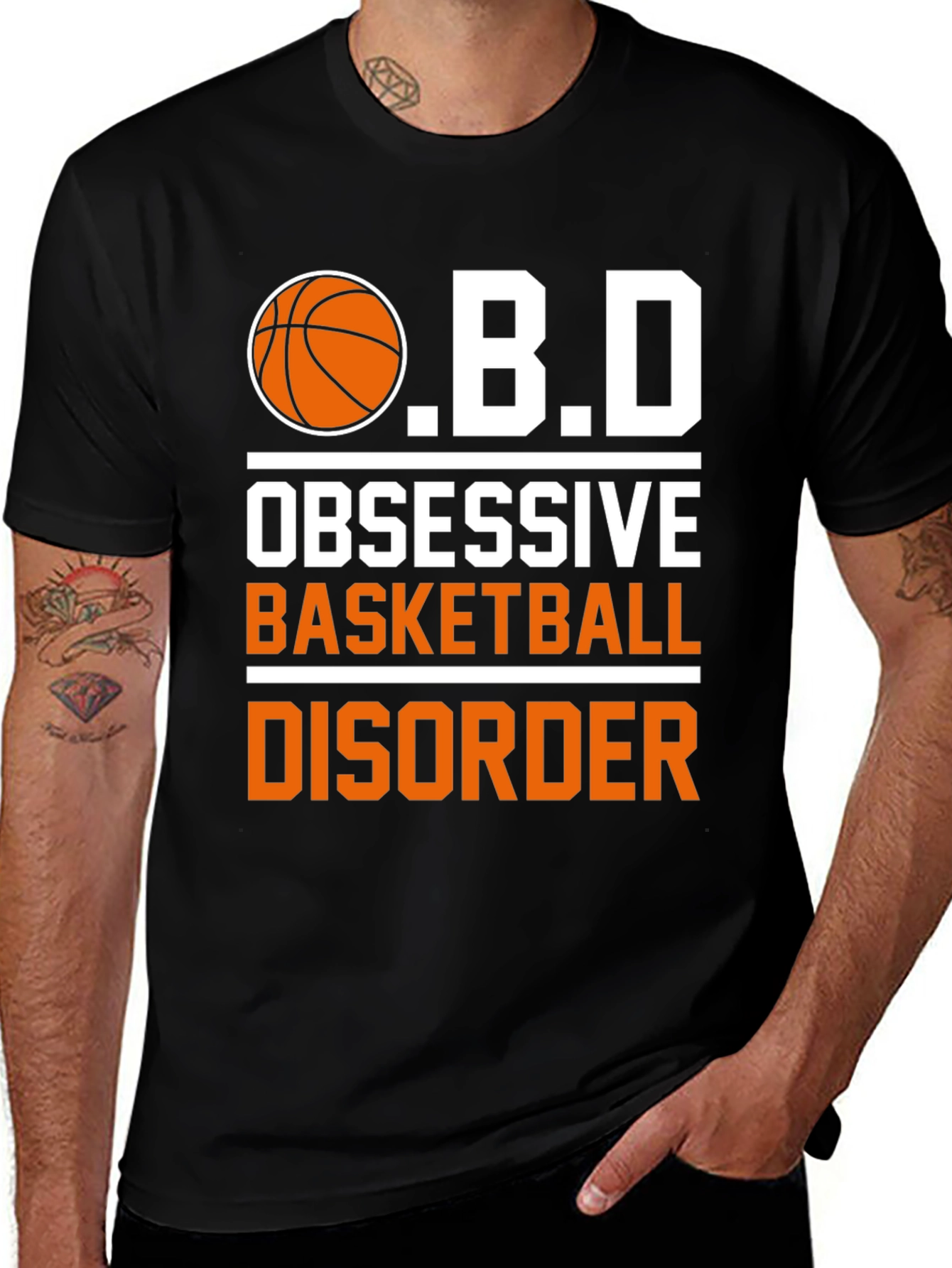 Obsessive Basketball Disorder Graphic T-Shirt