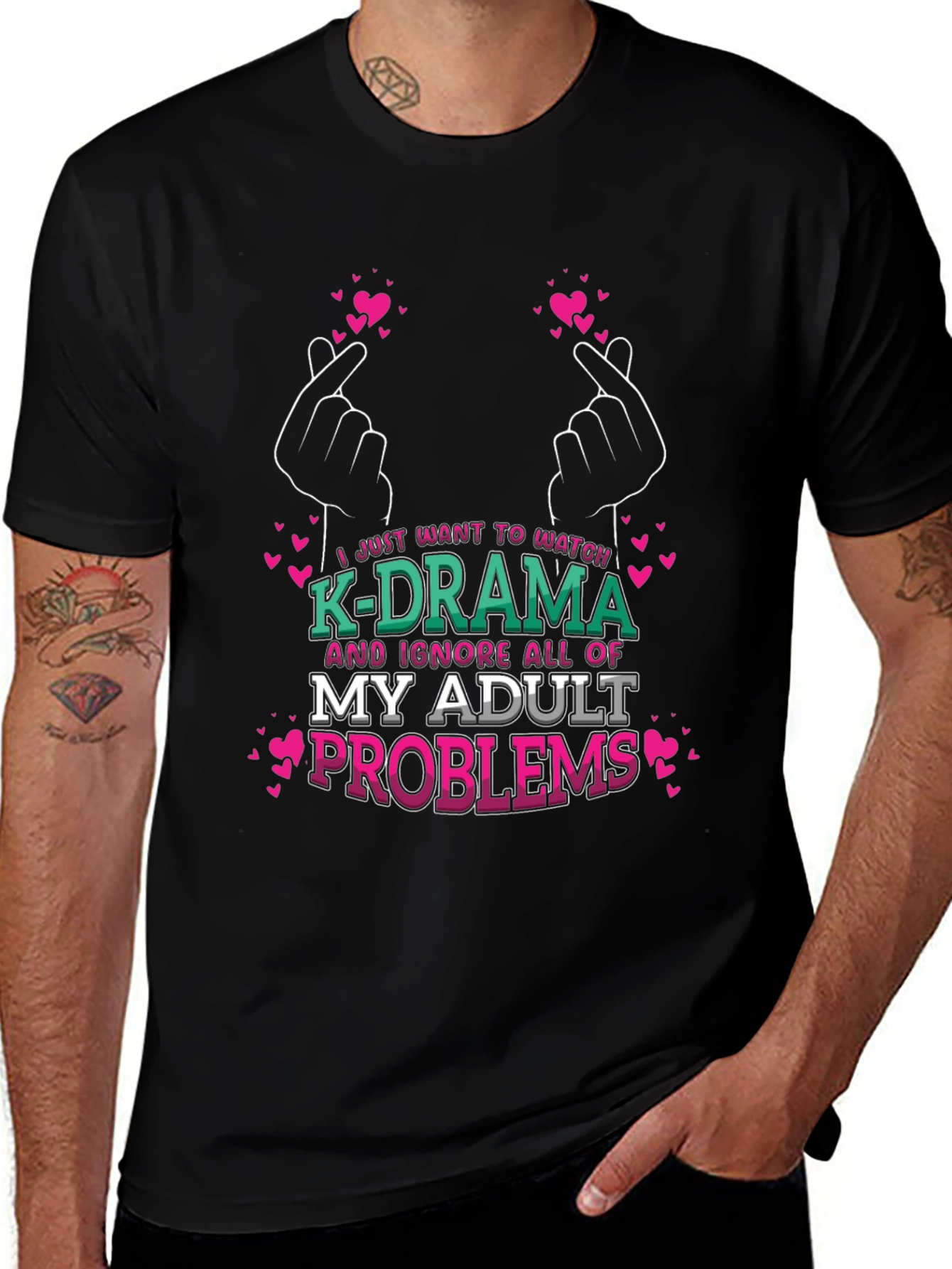 K-Drama Adult Problems T-Shirt