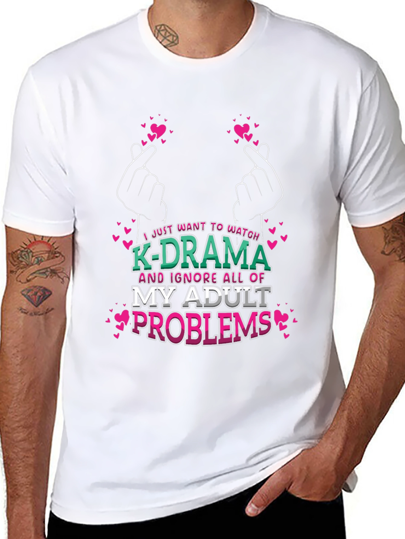 K-Drama Adult Problems T-Shirt