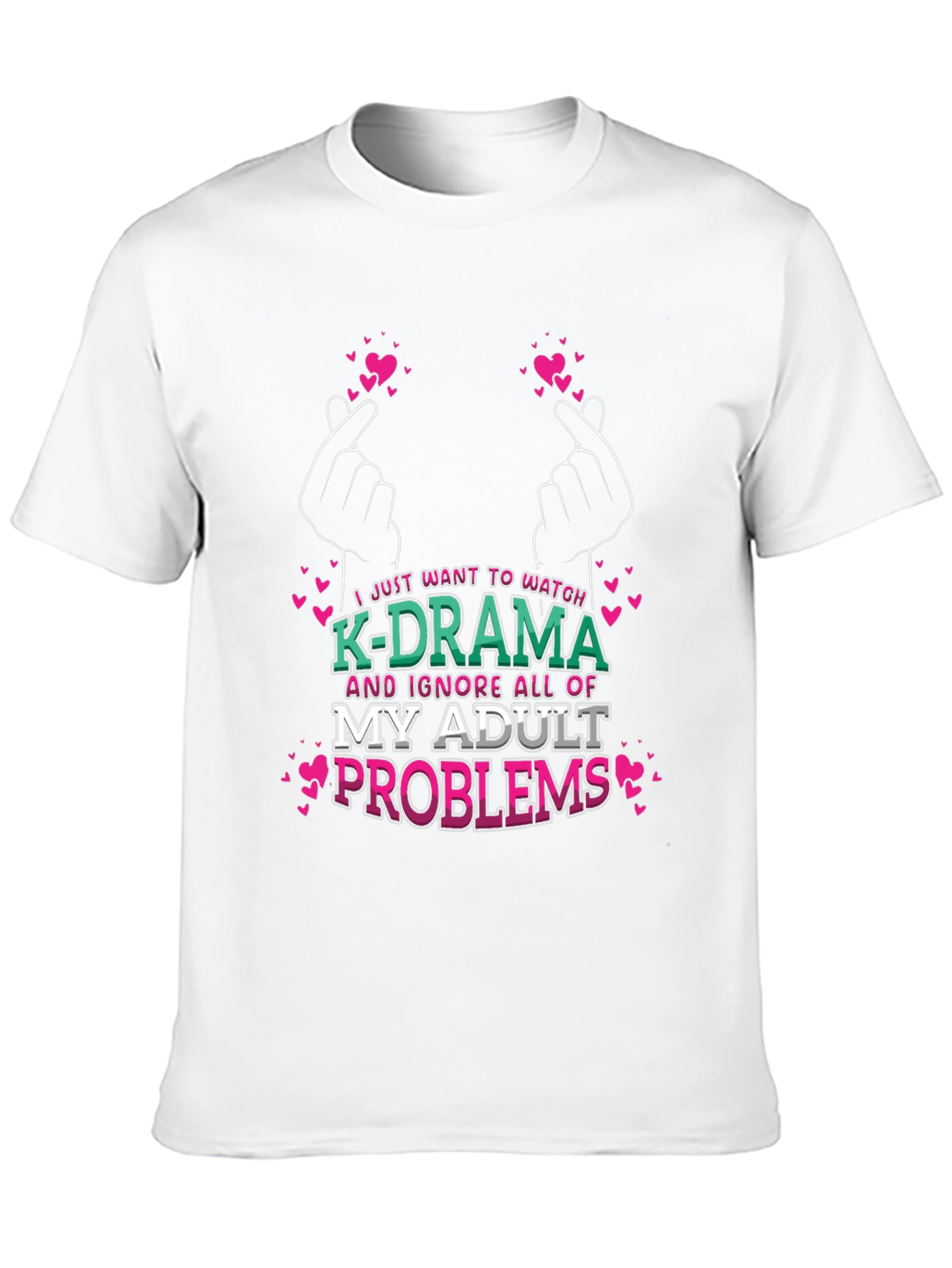 K-Drama Adult Problems T-Shirt