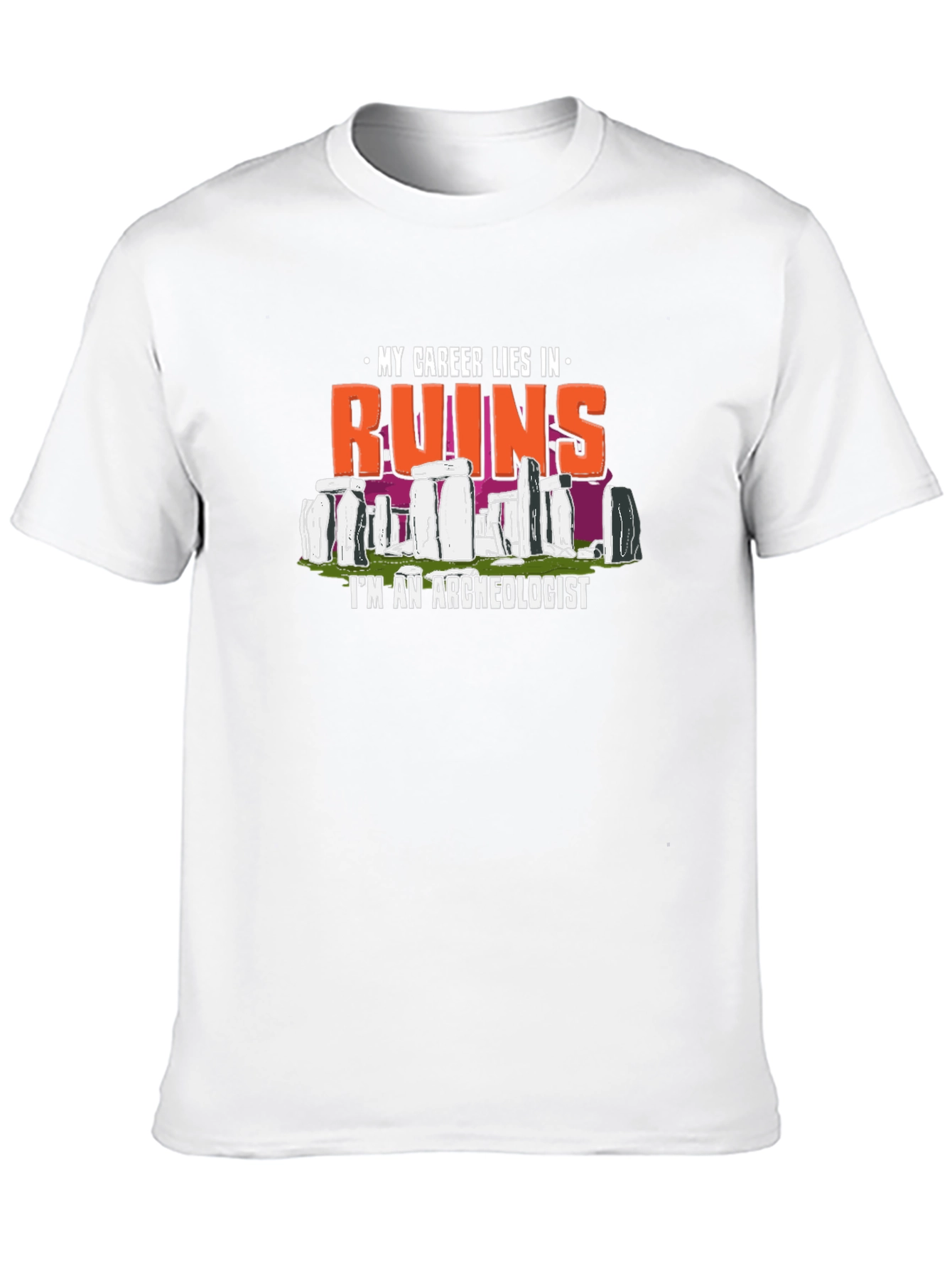 Ruins Archeologist Graphic T-Shirt