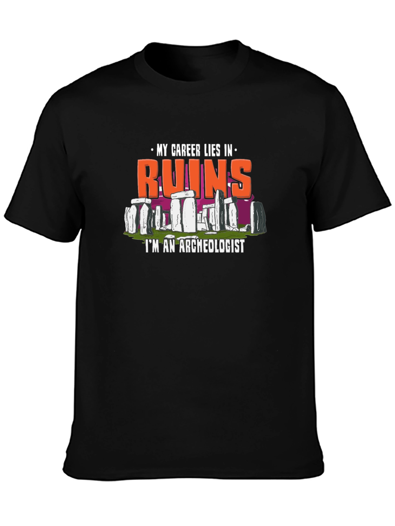 Ruins Archeologist Graphic T-Shirt