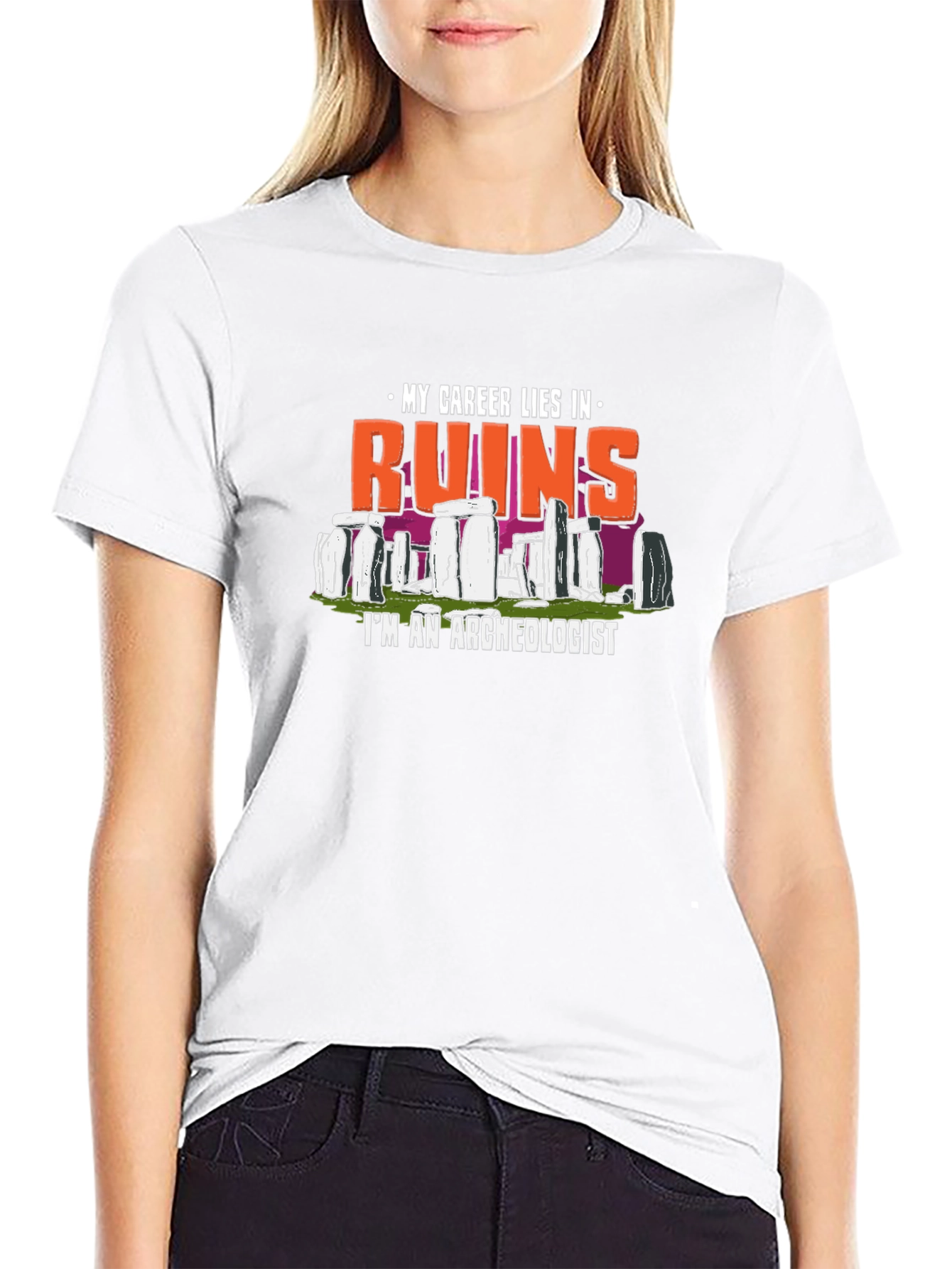 Ruins Archeologist Graphic T-Shirt