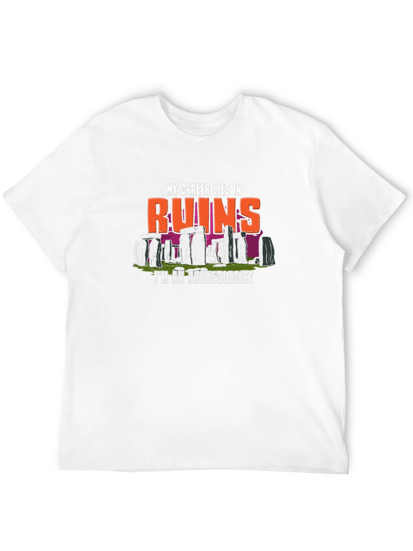 Ruins Archeologist Graphic T-Shirt